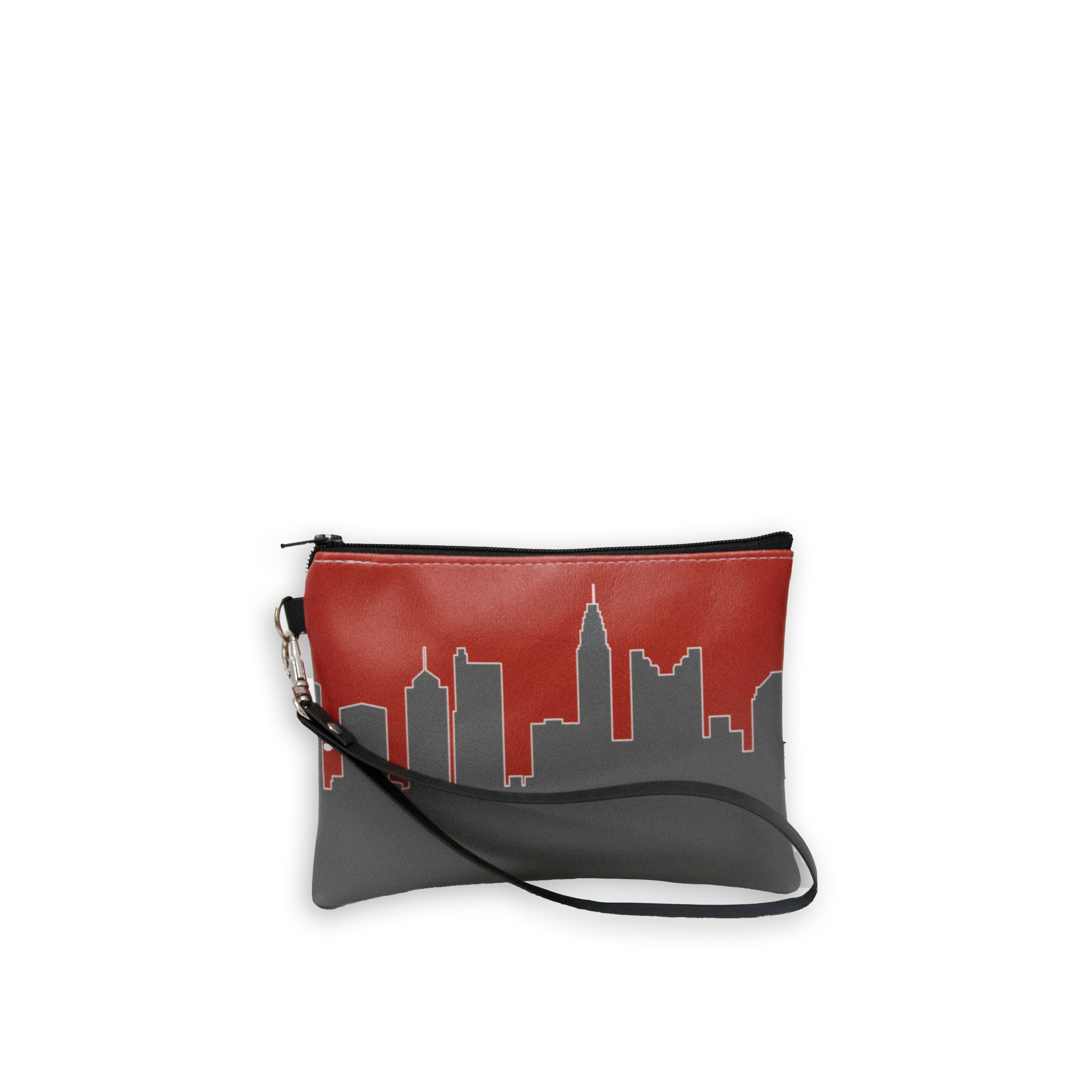Collegiate Football Stadium Skyline Game Day Wristlet