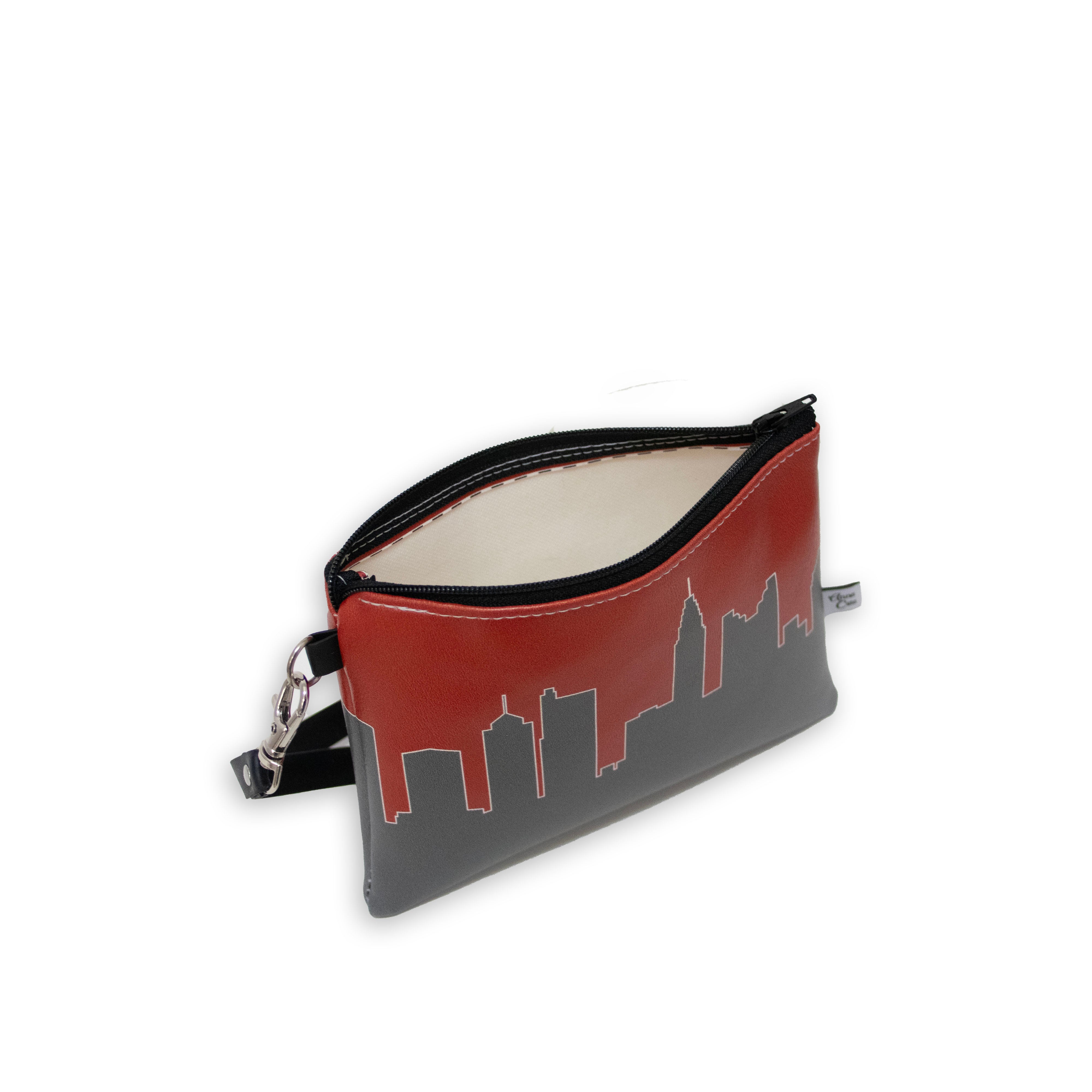 Collegiate Football Stadium Skyline Game Day Wristlet