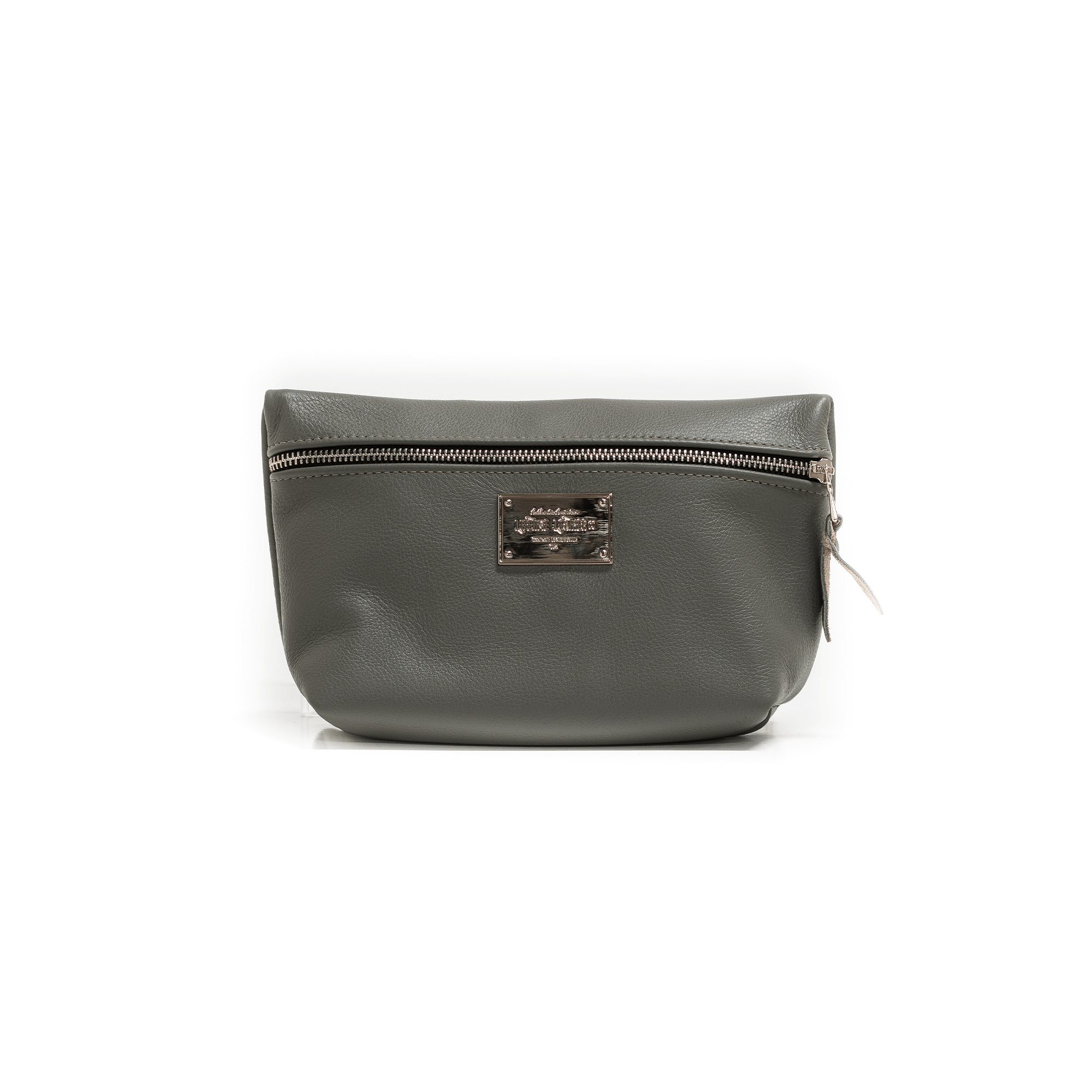 Pebbled Leather Cosmetic Bag