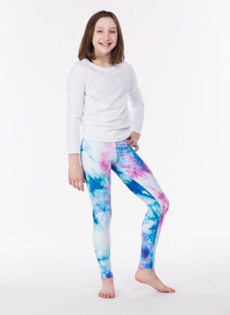 Kids Eco-Friendly Cotton Candy Yoga Pants