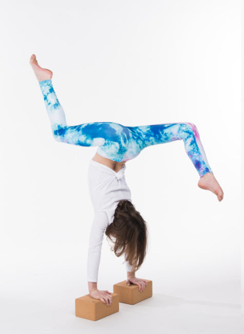 Kids Eco-Friendly Cotton Candy Yoga Pants