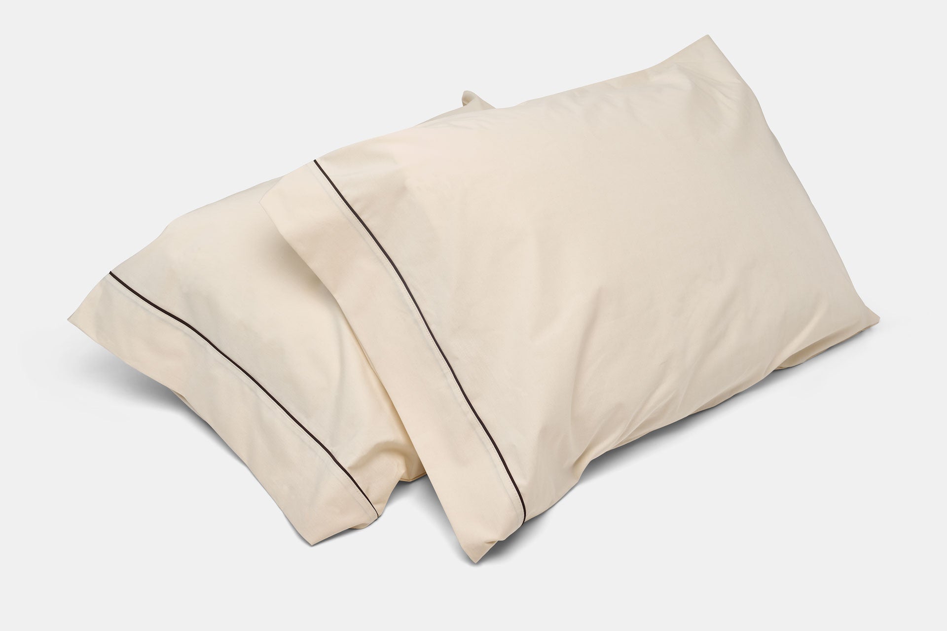 USA Cotton Pillowcases - Classic Piping Design