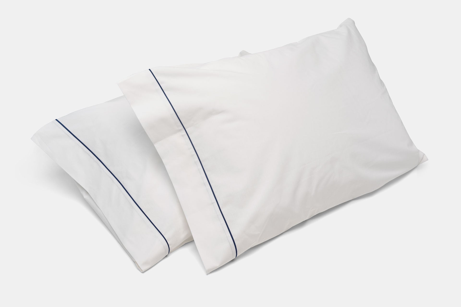 USA Cotton Pillowcases - Classic Piping Design