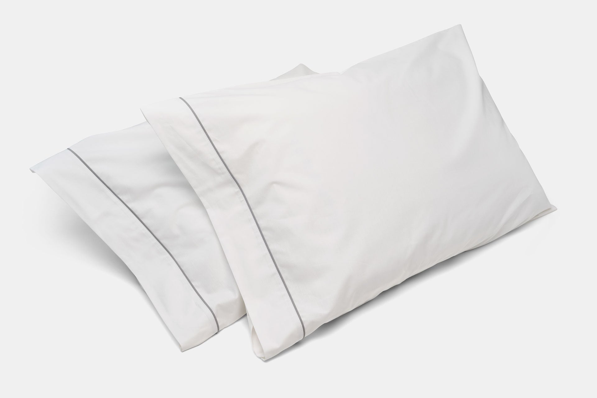 USA Cotton Pillowcases - Classic Piping Design