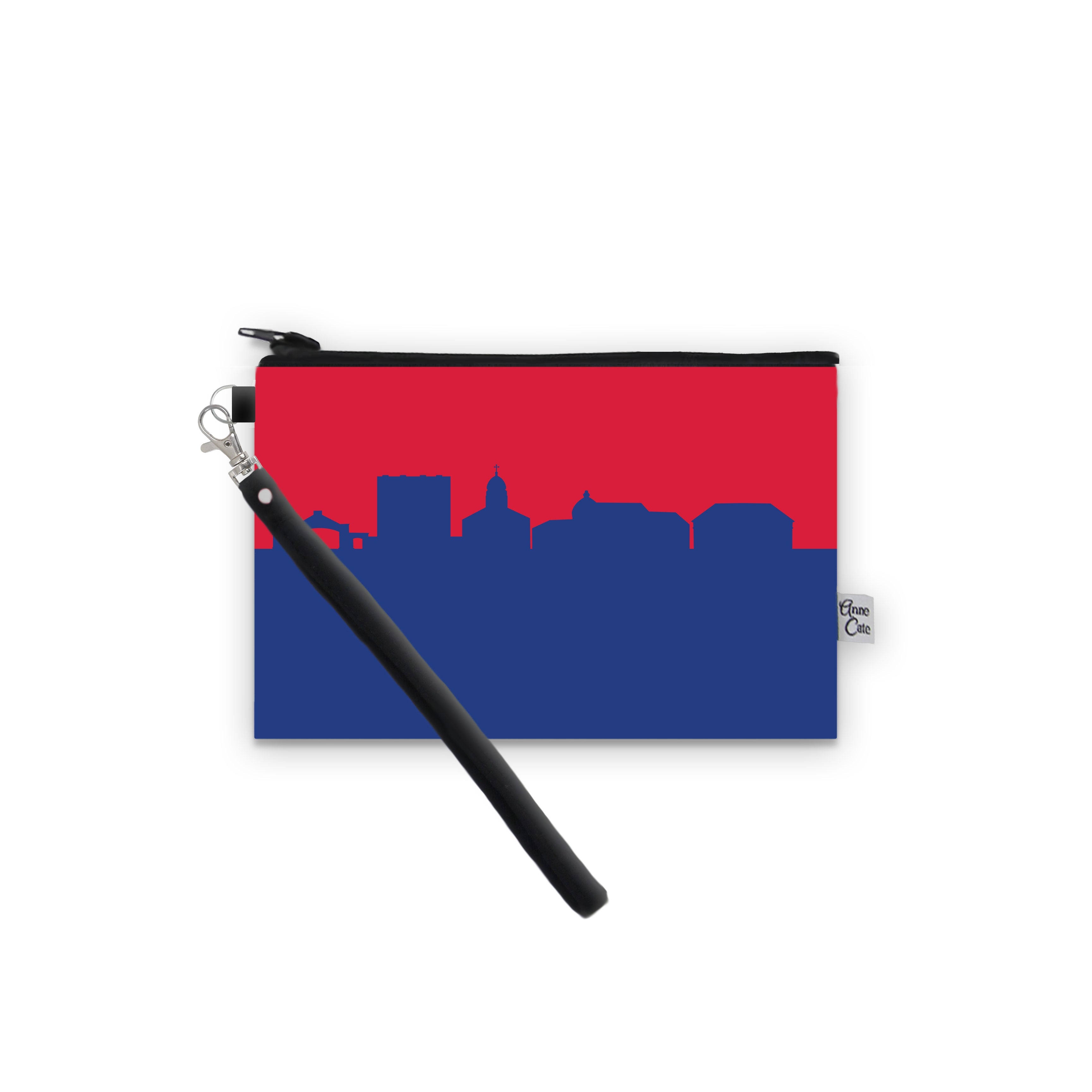 Collegiate Football Stadium Skyline Game Day Wristlet