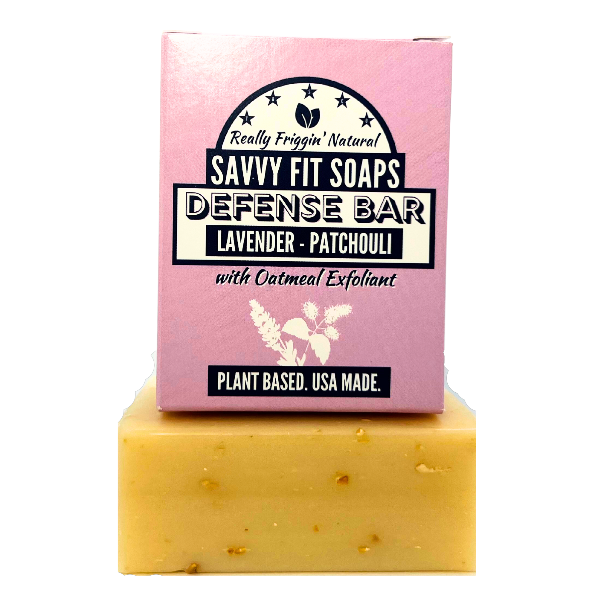 Defense Bar Natural Soap Trio - Lavender & Patchouli