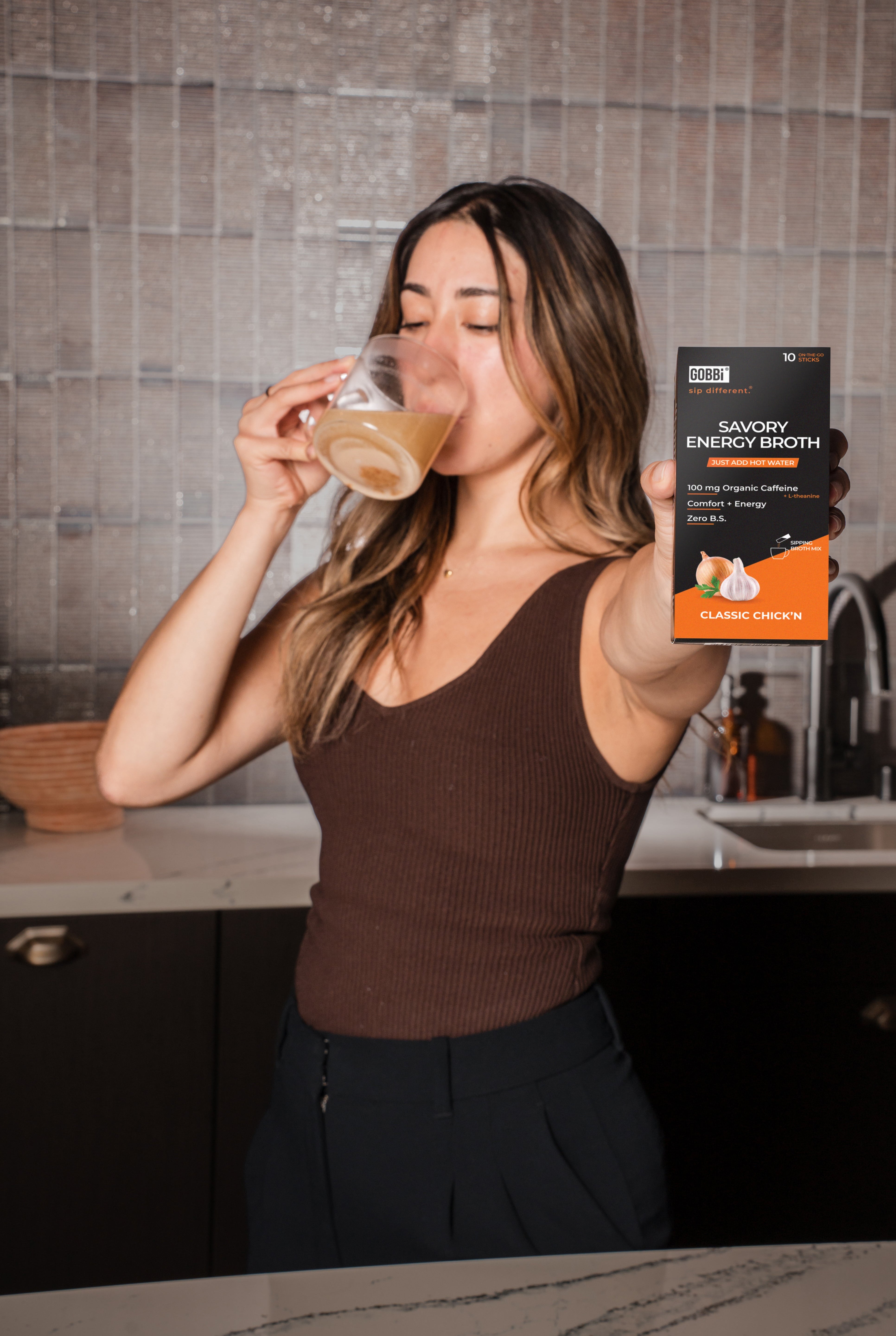 Savory Energy Broth Classic Chick'n - 10 Or 20 Pack
