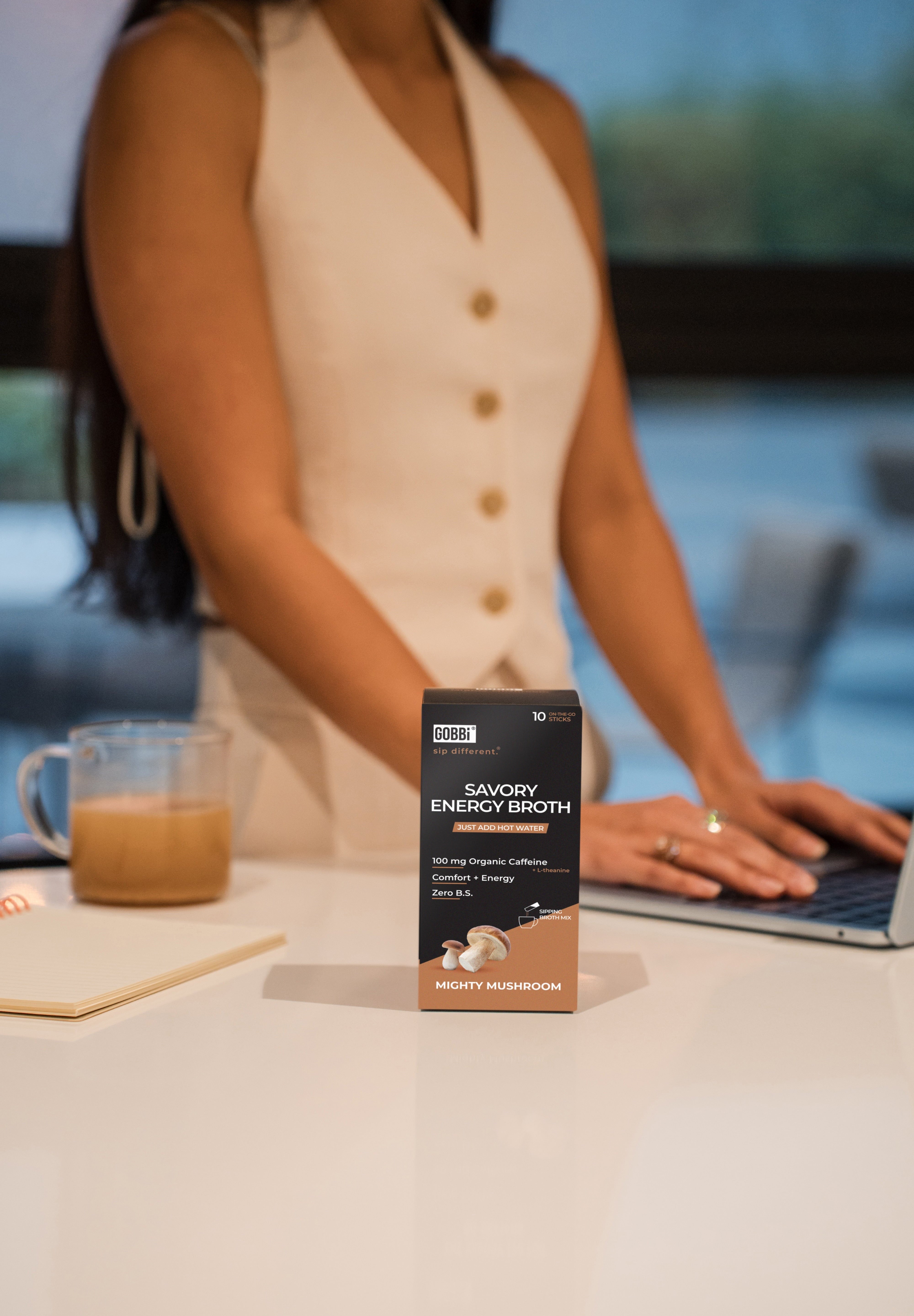 Savory Energy Broth Mighty Mushroom - 10 Or 20 Pack
