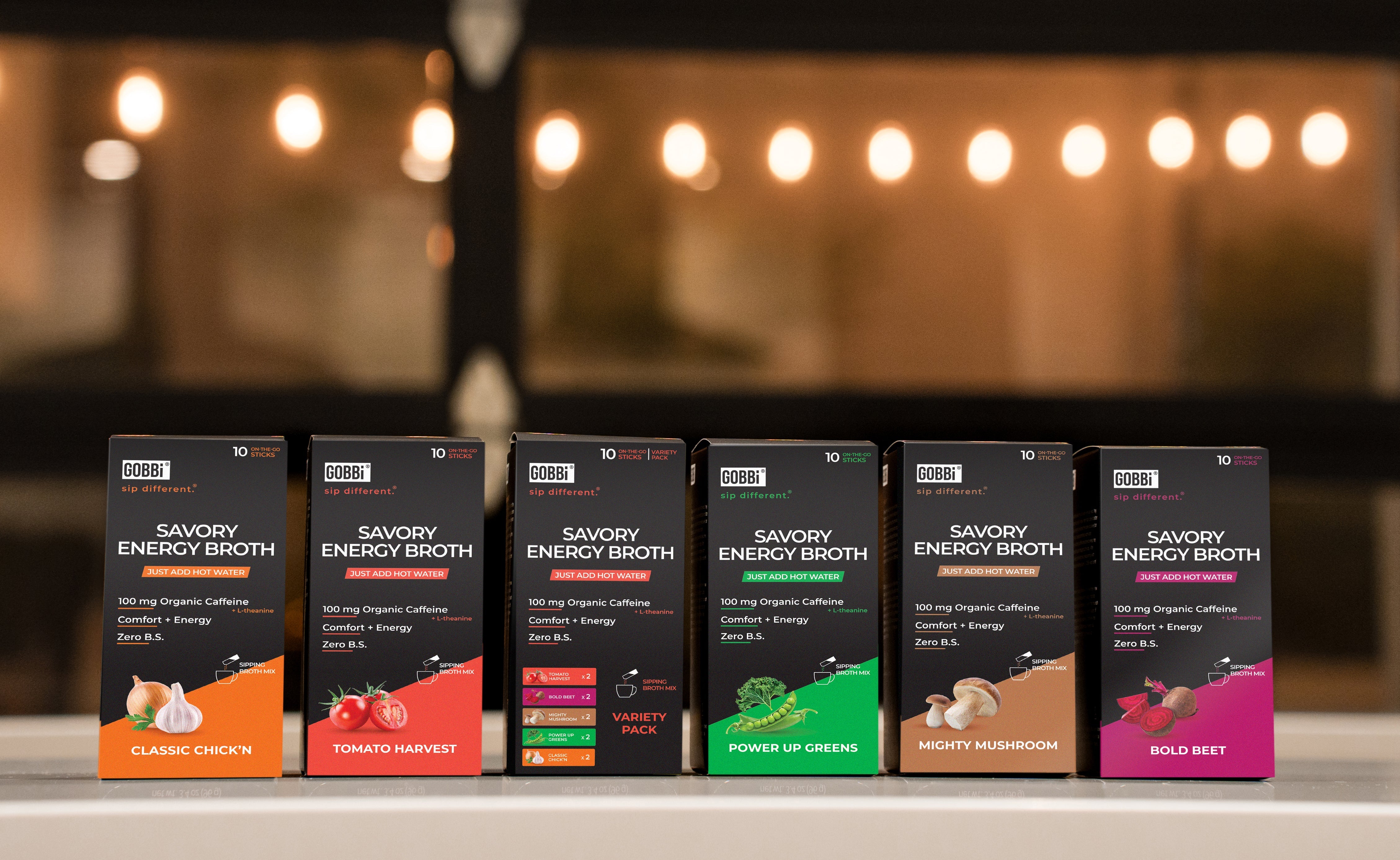 Savory Energy Broth Variety Pack - 10 Or 20 Pack