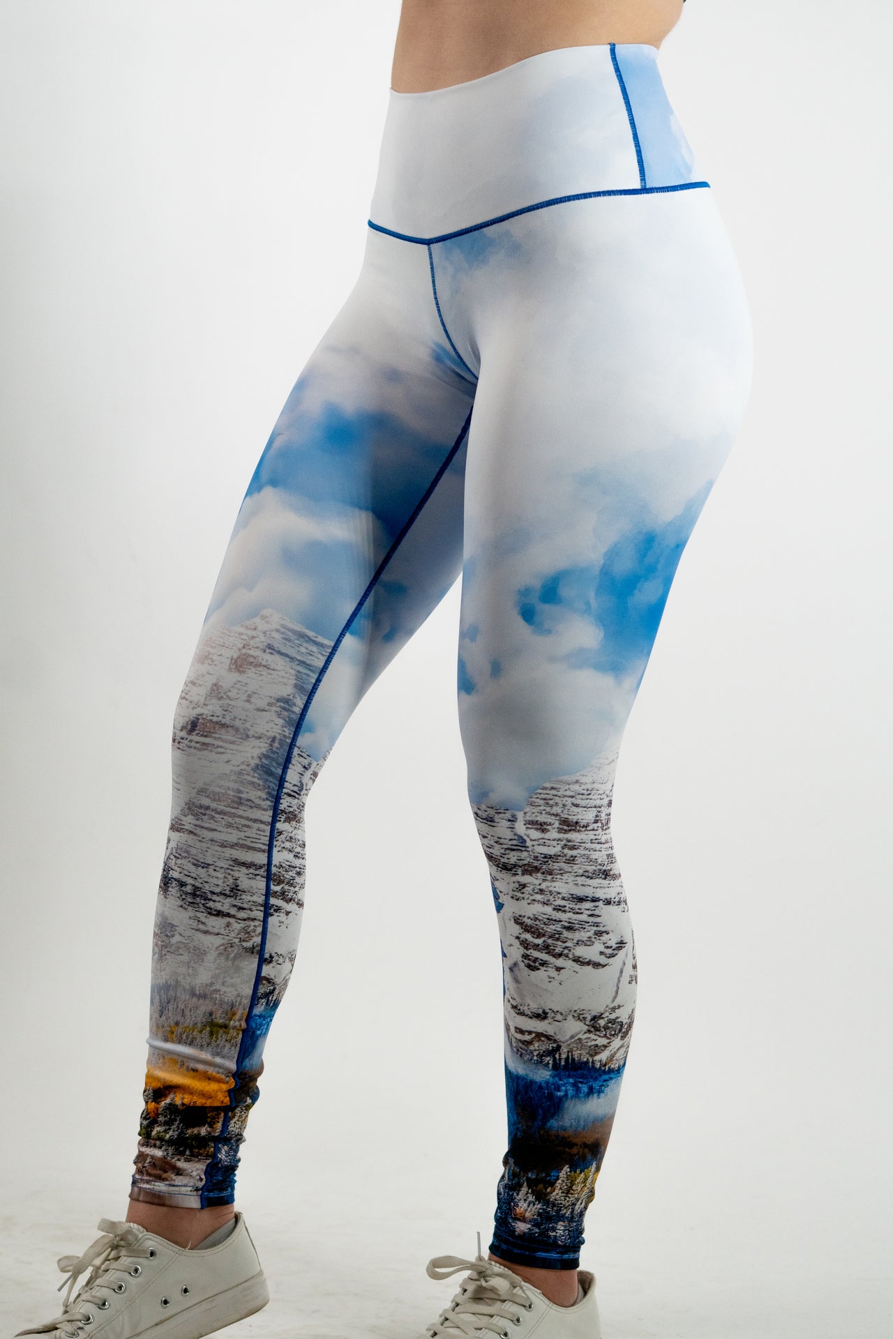 Eco-Friendly Maroon Bells Fall Yoga Pants