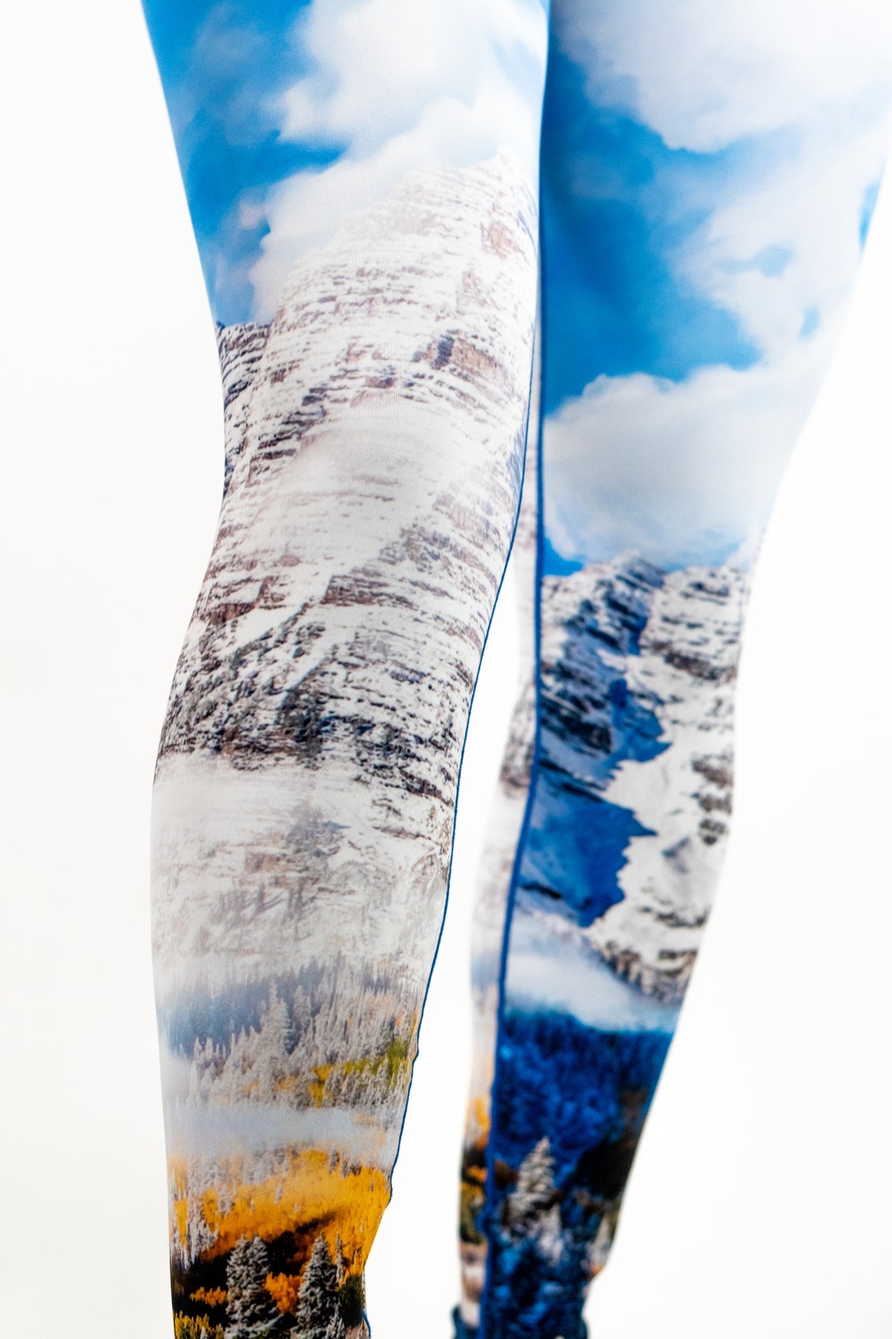 Eco-Friendly Maroon Bells Fall Yoga Pants
