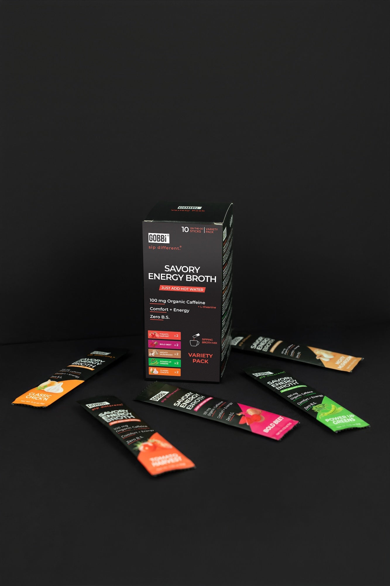 Savory Energy Broth Variety Pack - 10 Or 20 Pack