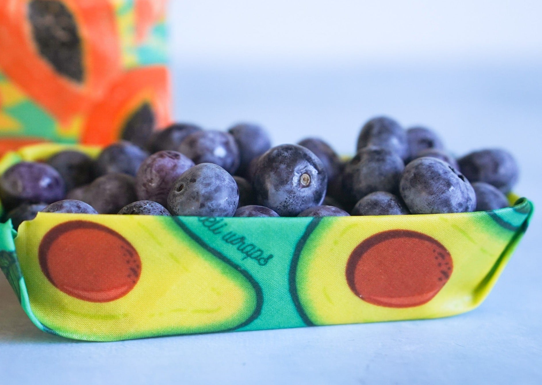 Eco-Friendly Beeswax Food Wrap - Avocado Print