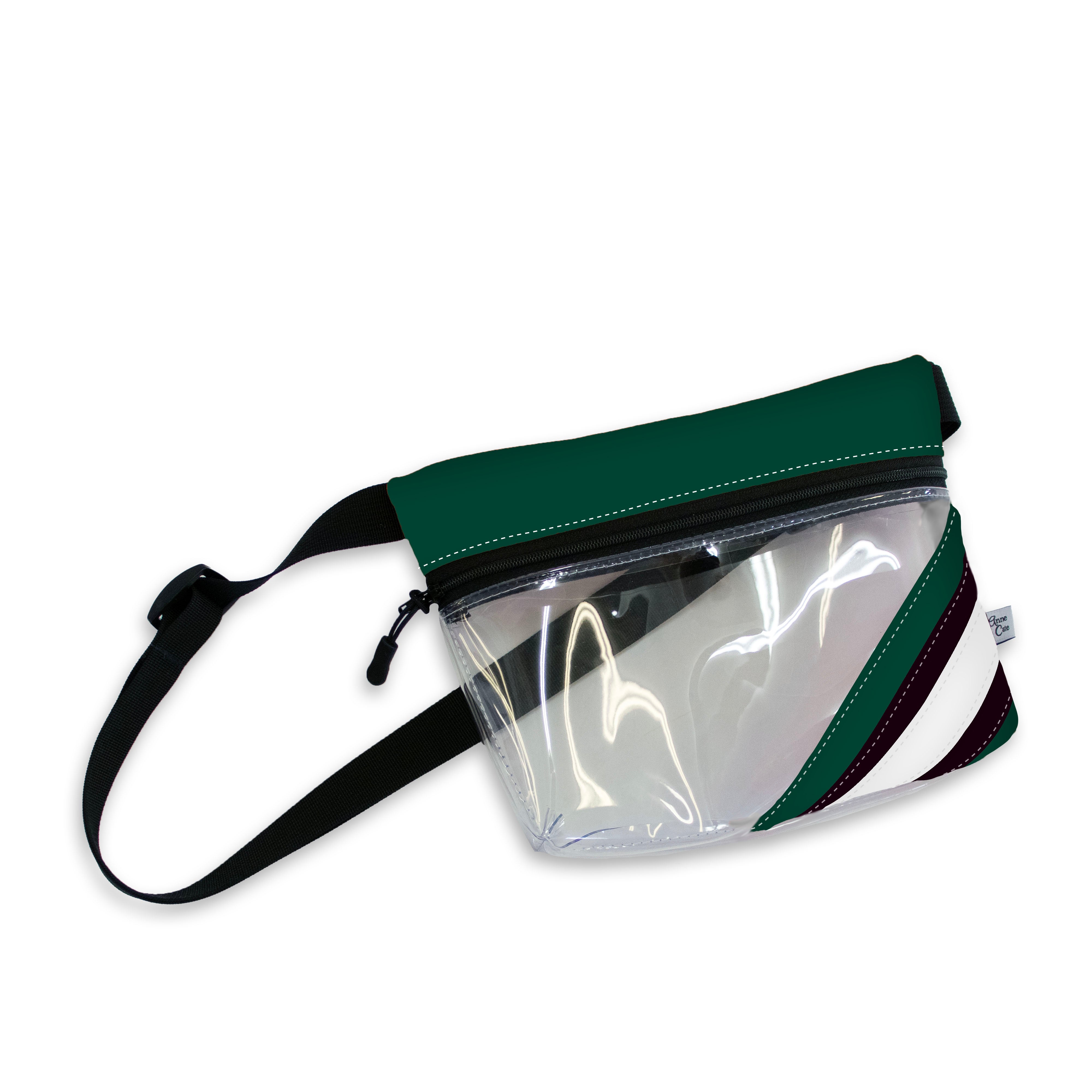 Collegiate Football Stadium Clear Stripe Game Day Fanny Pack
