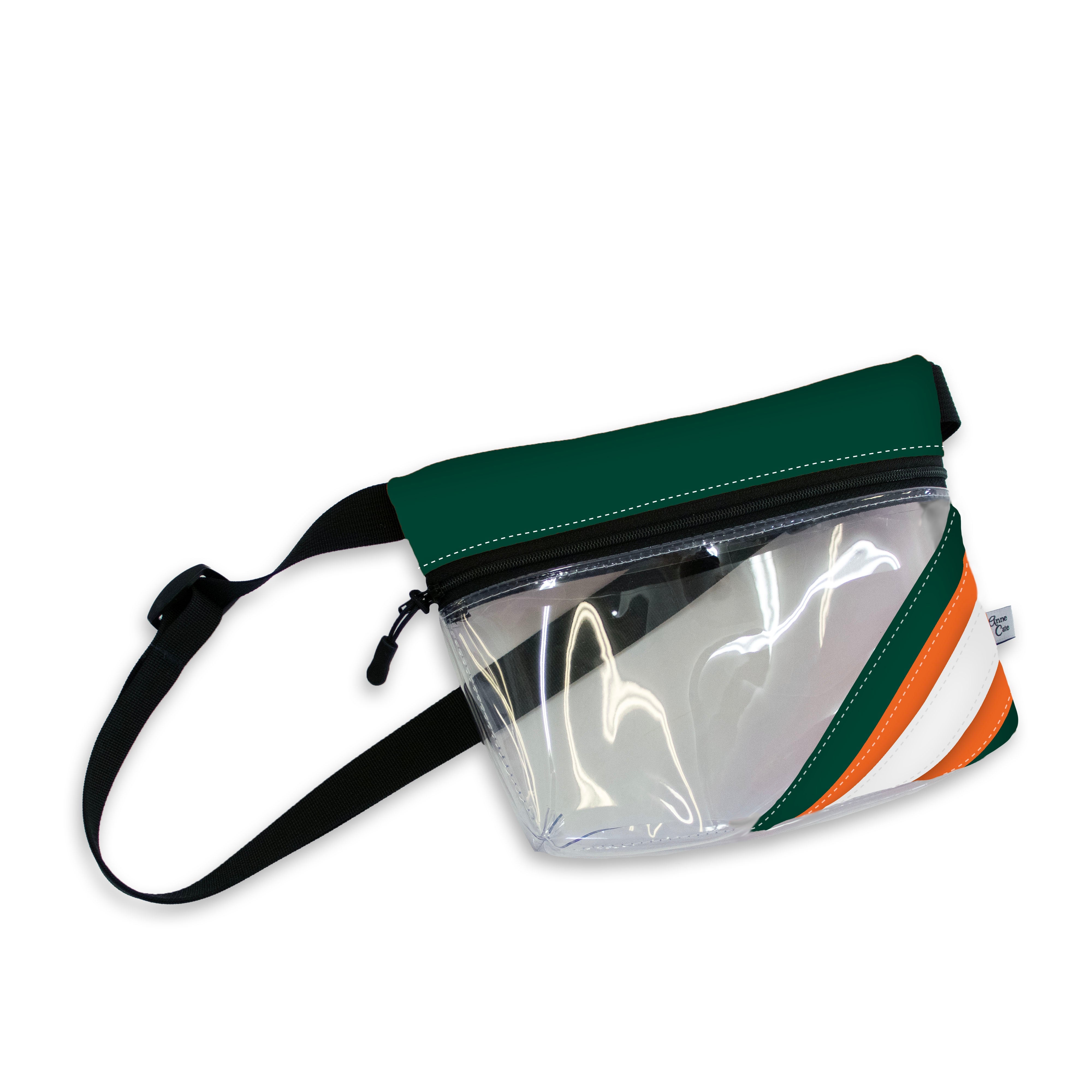 Collegiate Football Stadium Clear Stripe Game Day Fanny Pack