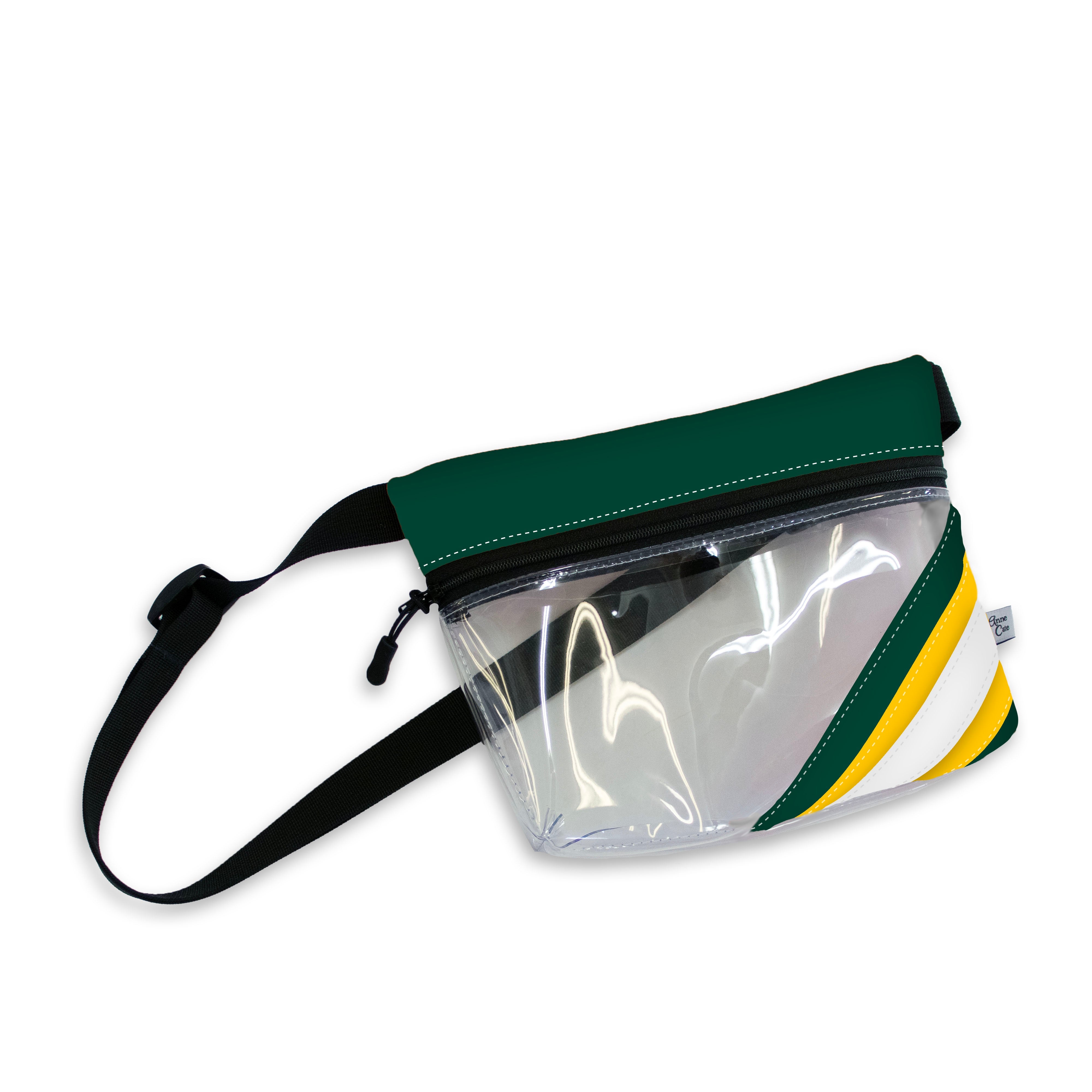 Collegiate Football Stadium Clear Stripe Game Day Fanny Pack