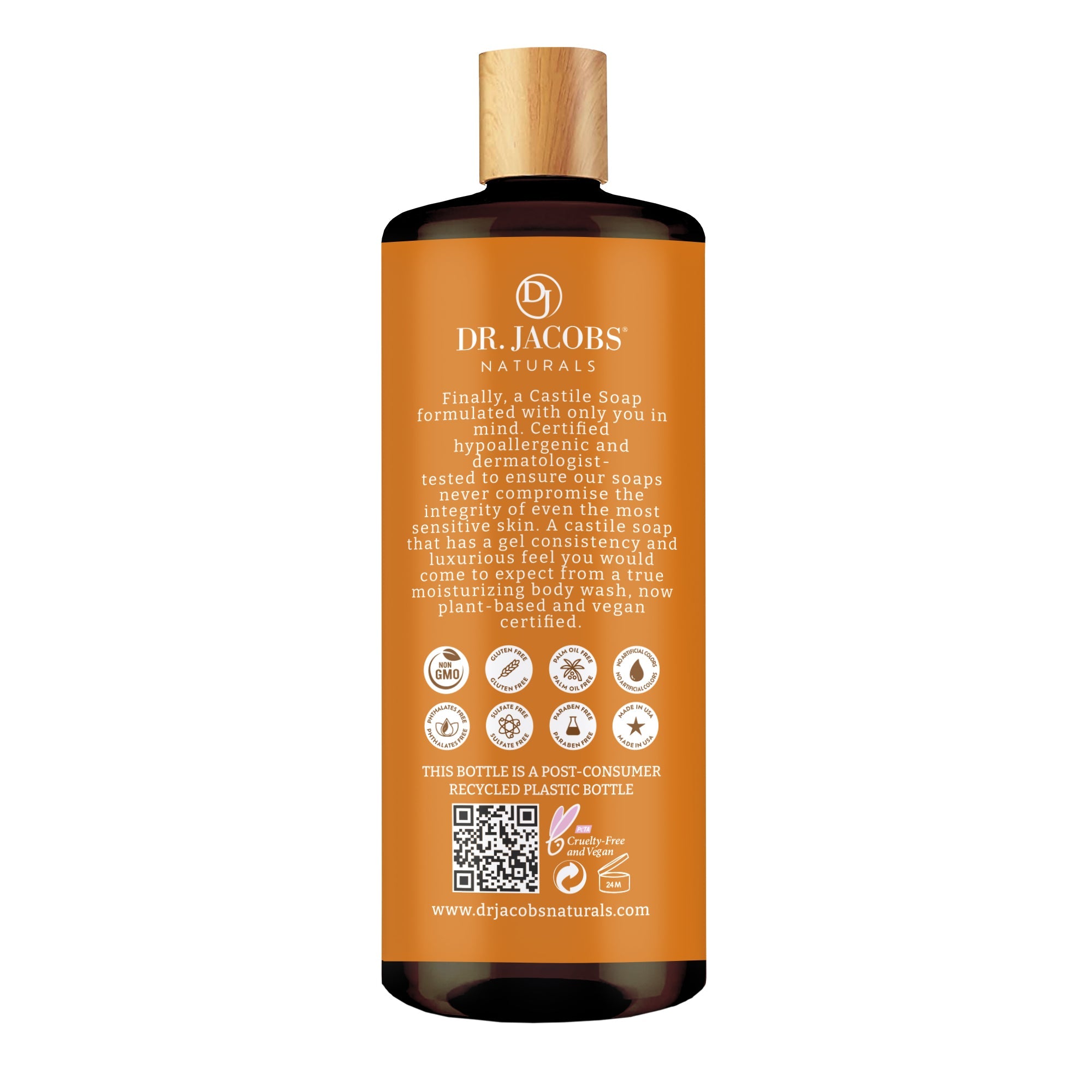 Citrus Castile Body Wash - Orange & Ginger - 32oz