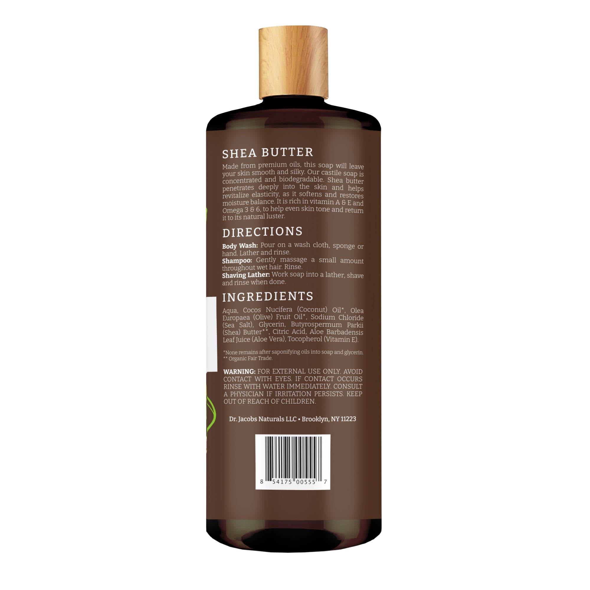 Shea Butter Castile Body Wash - 32 oz