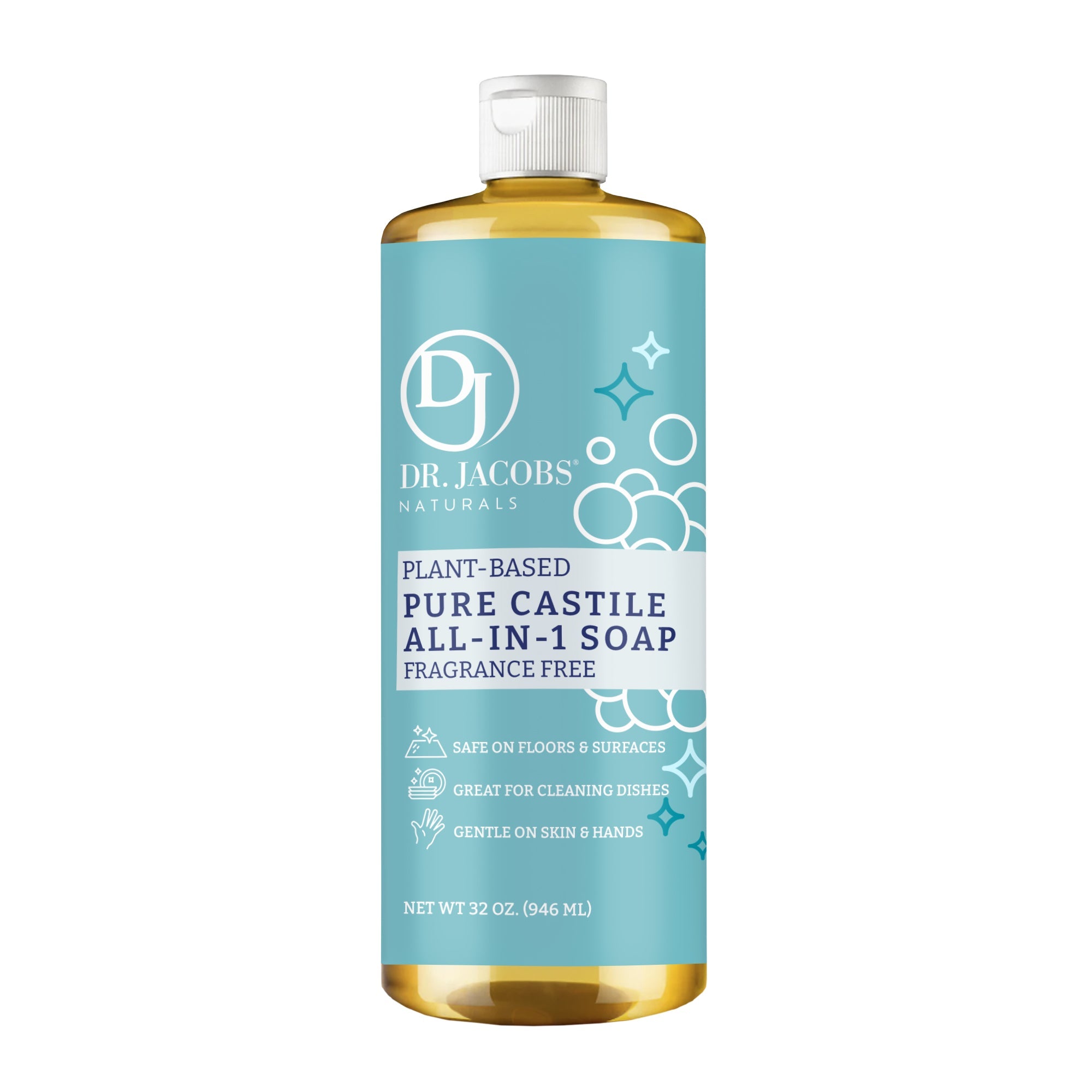 Fragrance-Free Castile Soap All-In-One - Thin Formula