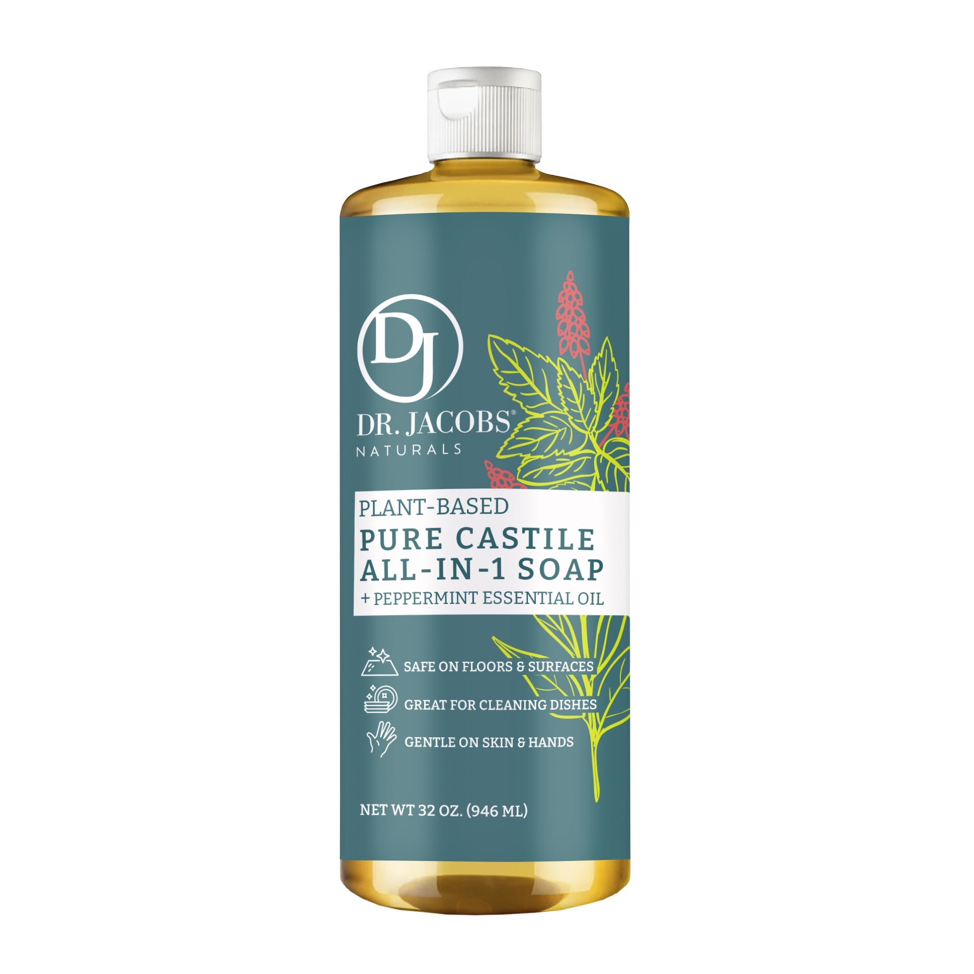 Peppermint Pure All In 1 Castile Soap - Thin Formula