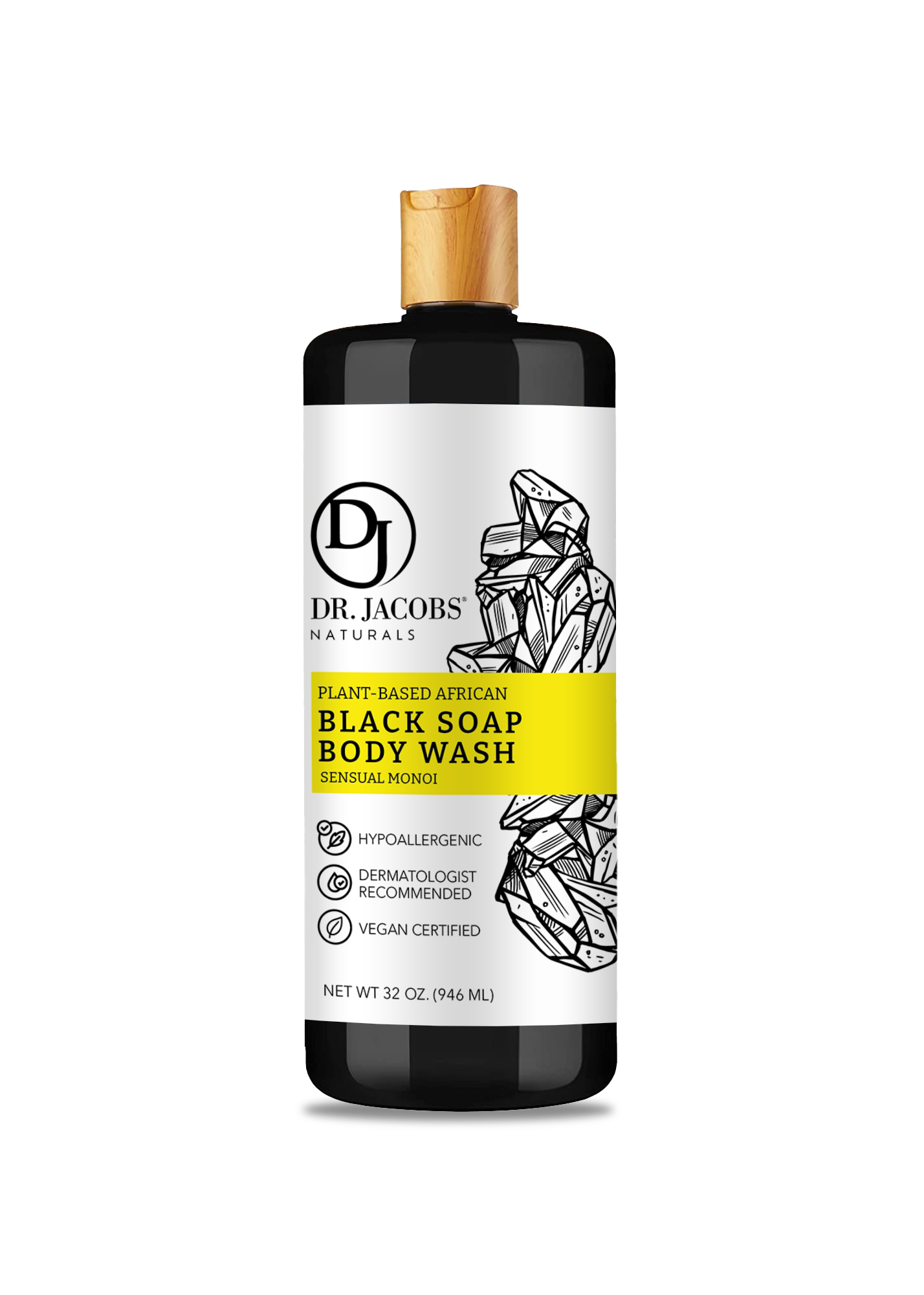 Black Soap Detoxifying Cleanser - Monoi Scent