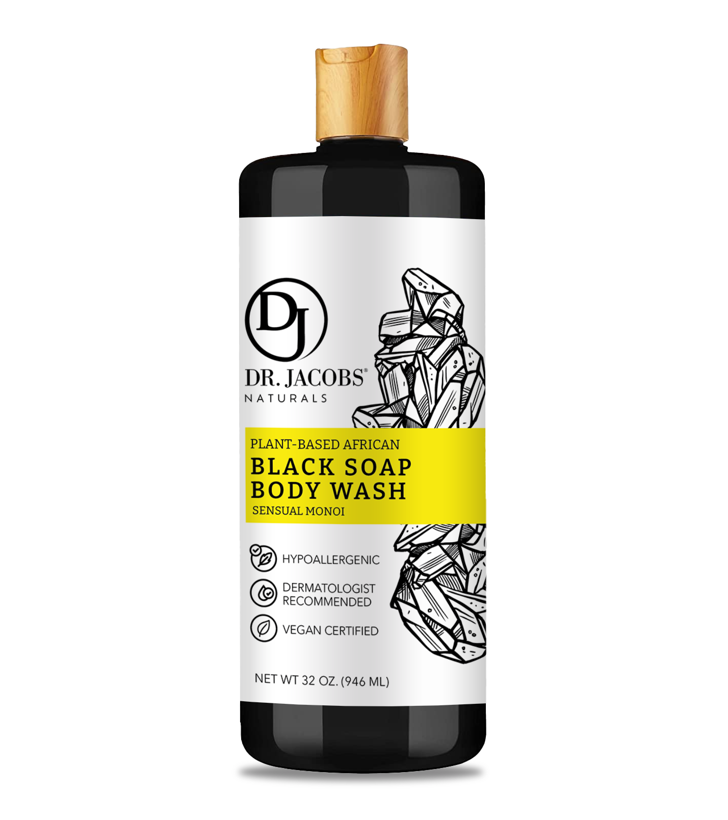 Black Soap Detoxifying Cleanser - Monoi Scent