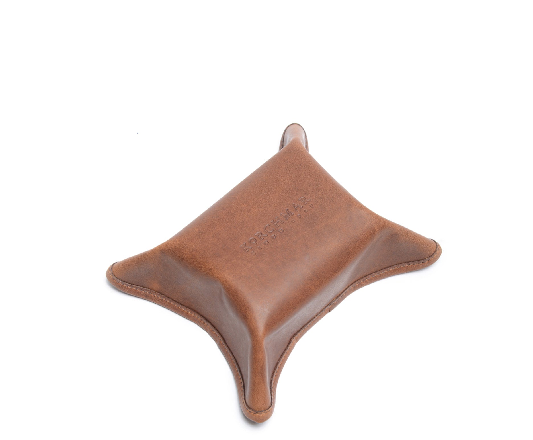 Handcrafted Dunbar Leather Change Tray