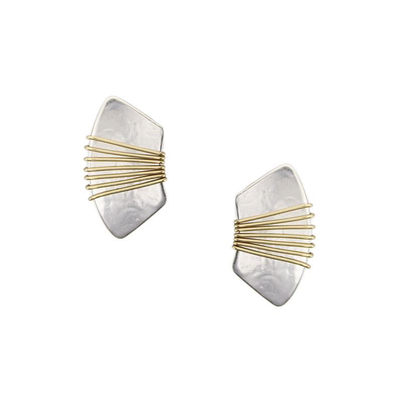 Medium Wire Wrapped Fan Earring