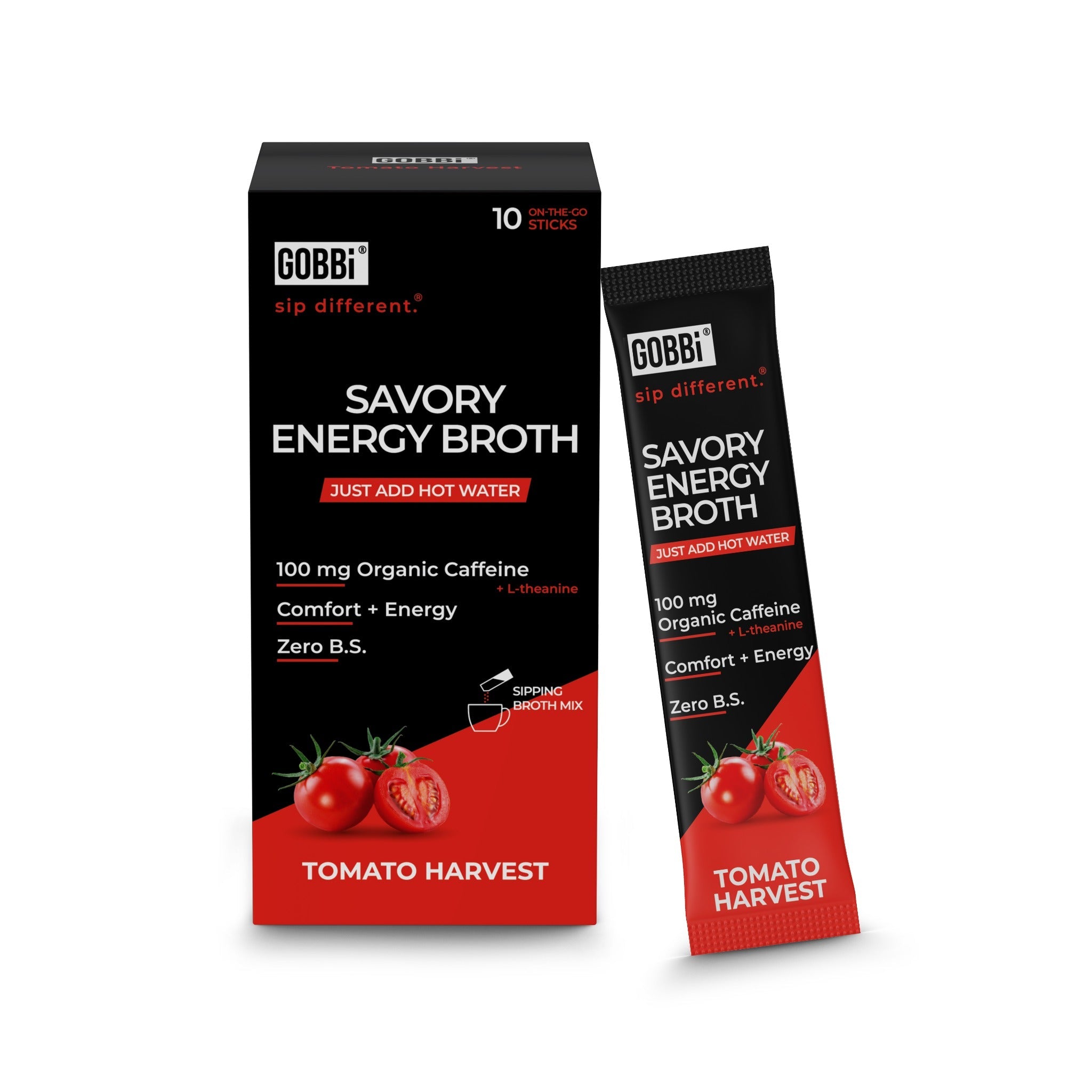 Savory Energy Broth Tomato Harvest - 10 Or 20 Pack