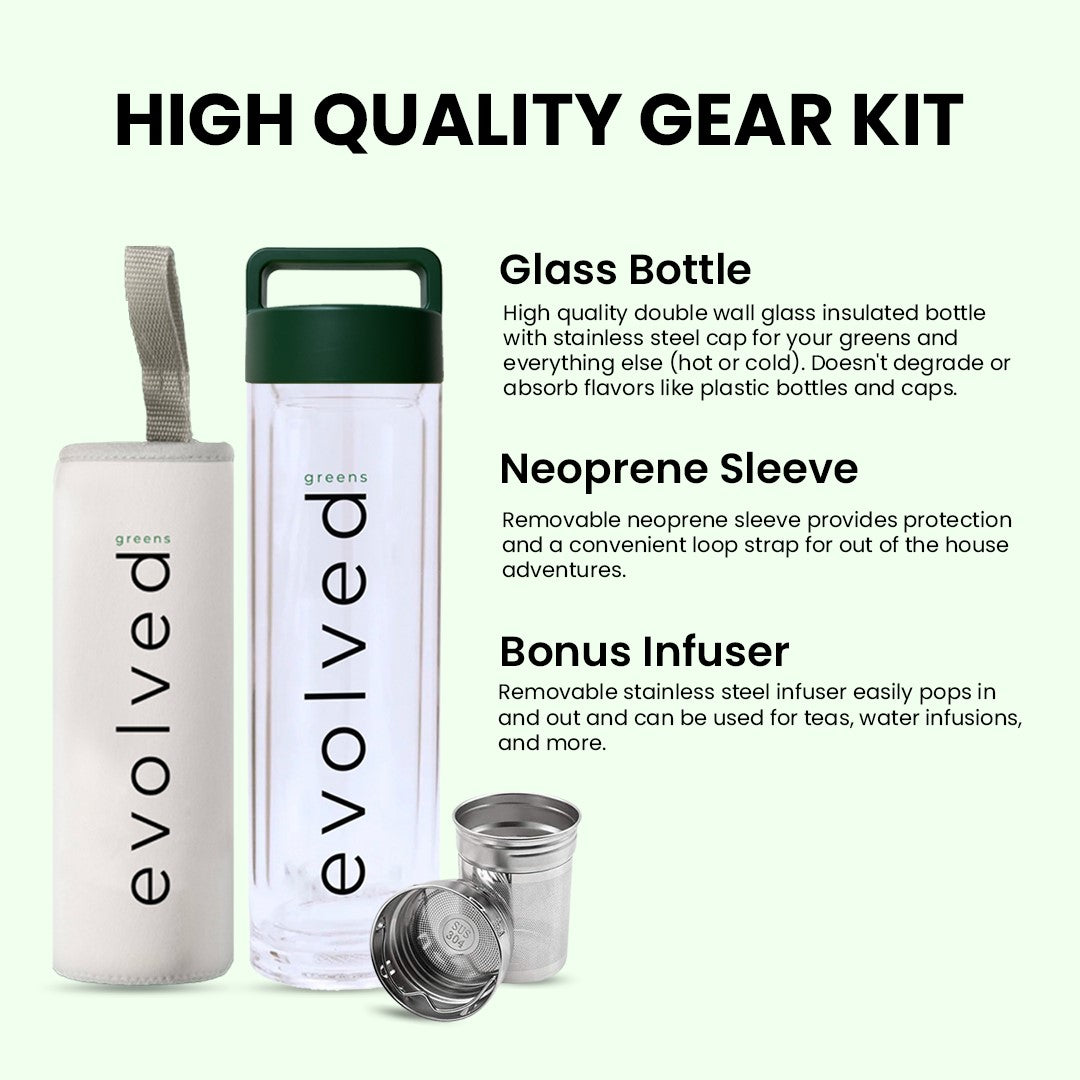 Evolved Greens 30 Day Supply + Gear Kit