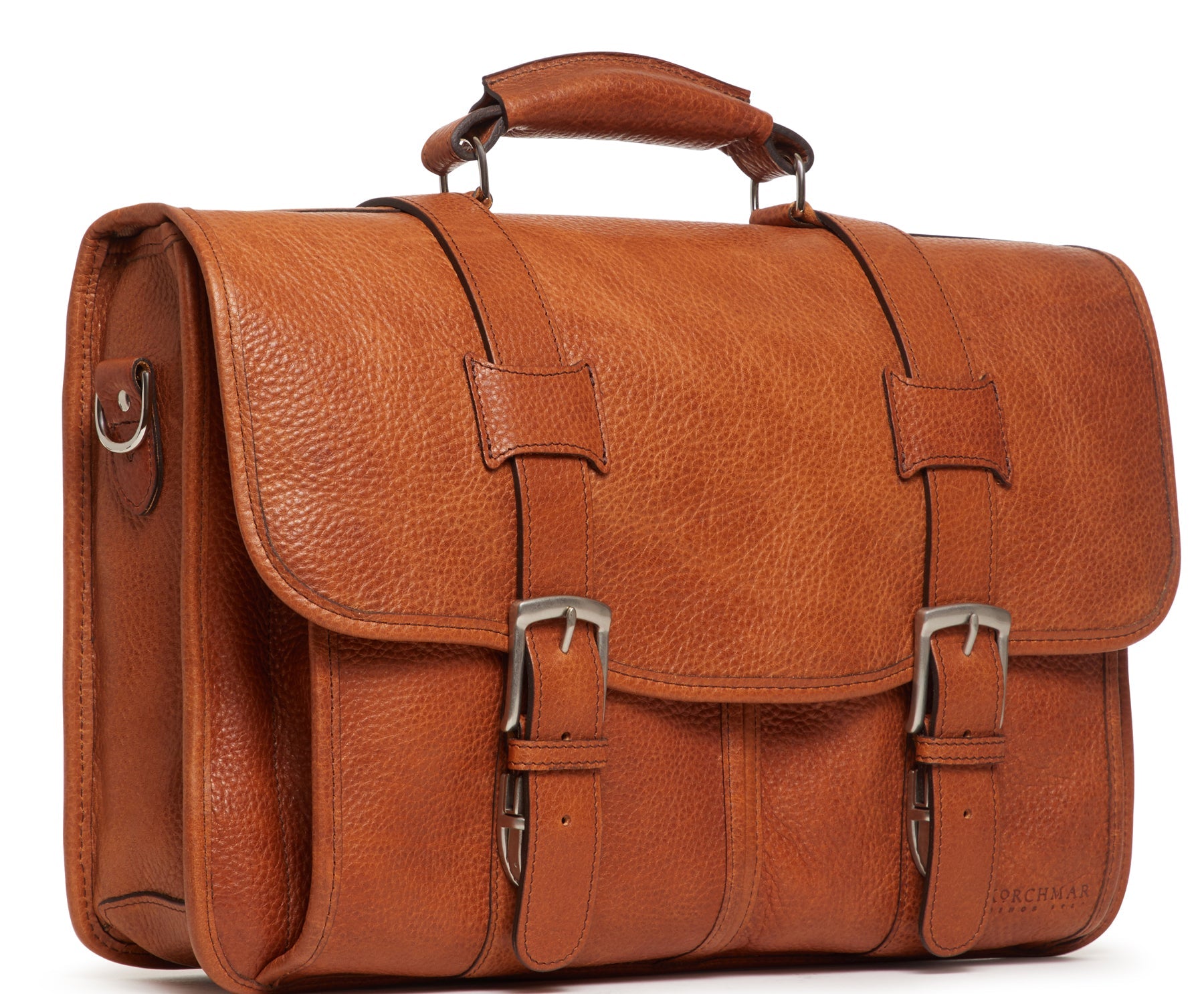 Classic Leather Garfield 15" Laptop Briefcase