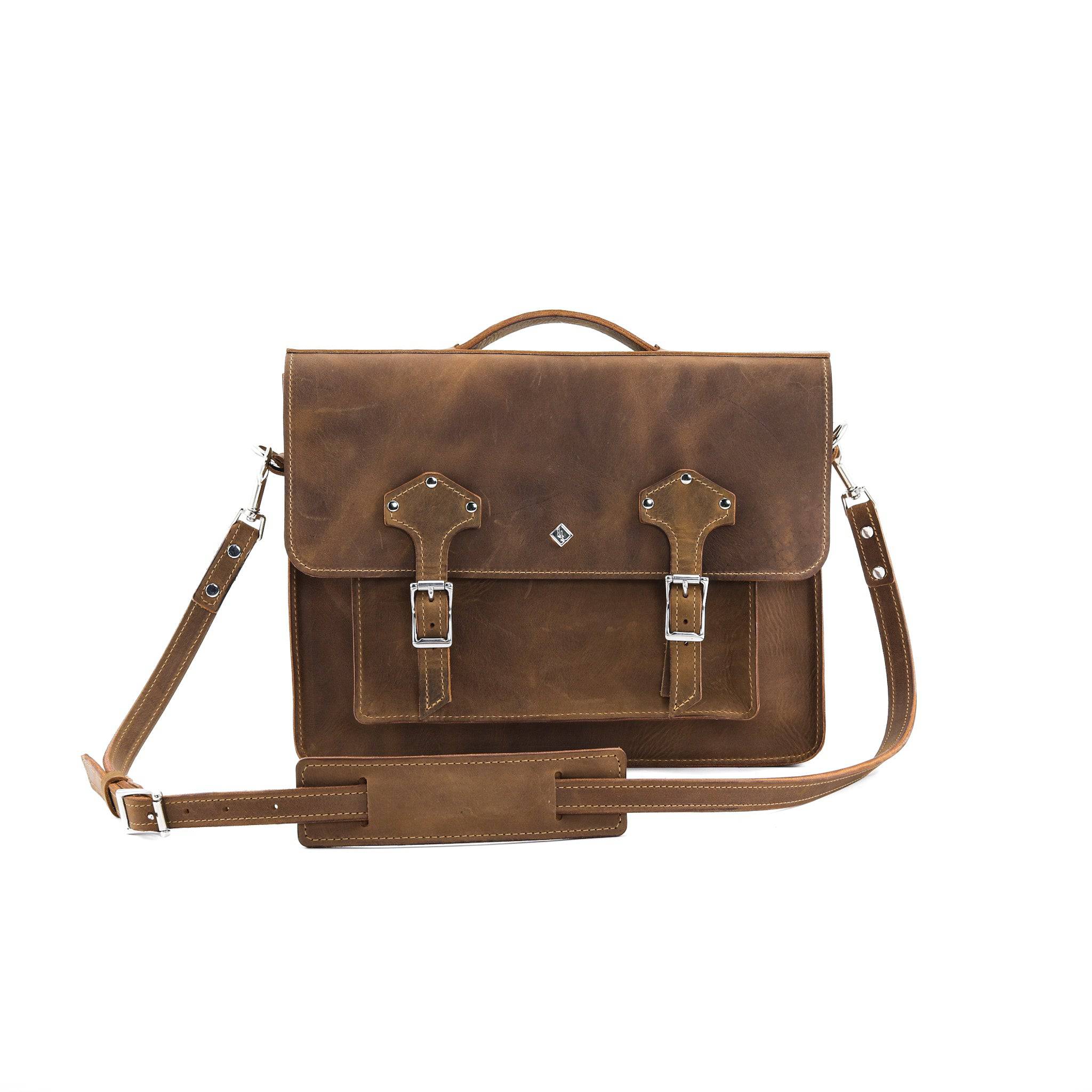 Leather Messenger Bag