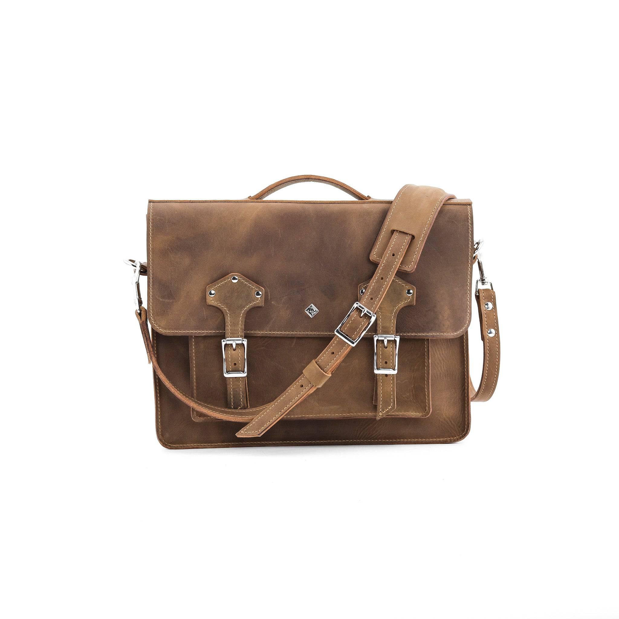 Leather Messenger Bag