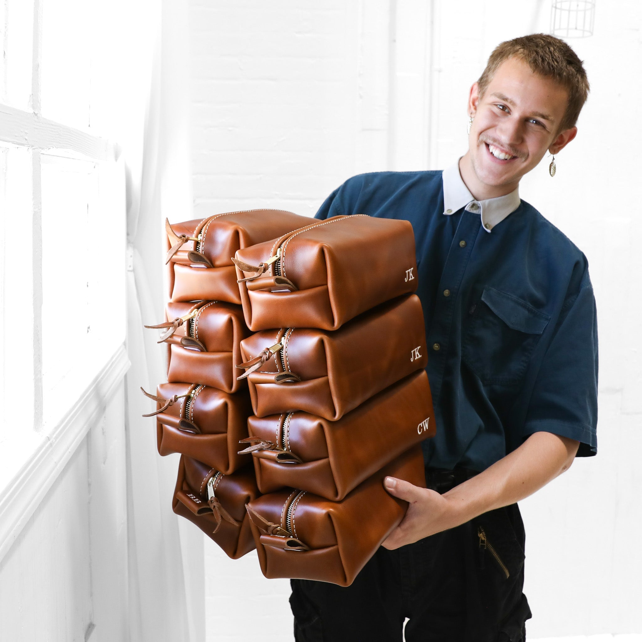 Leather Toiletry Bag