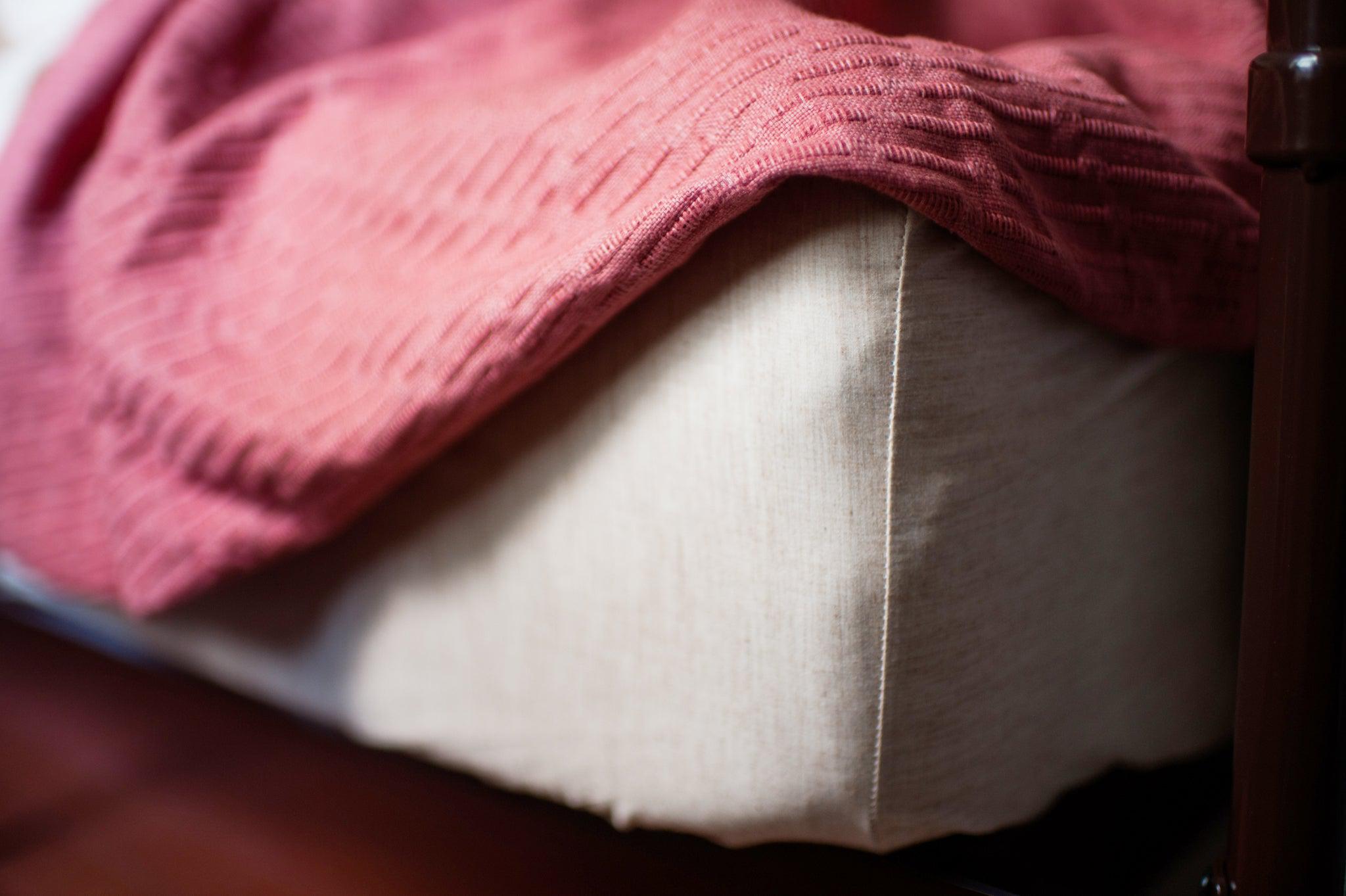 Naturally Dyed Cotton Sheet Set - Coyote Brown