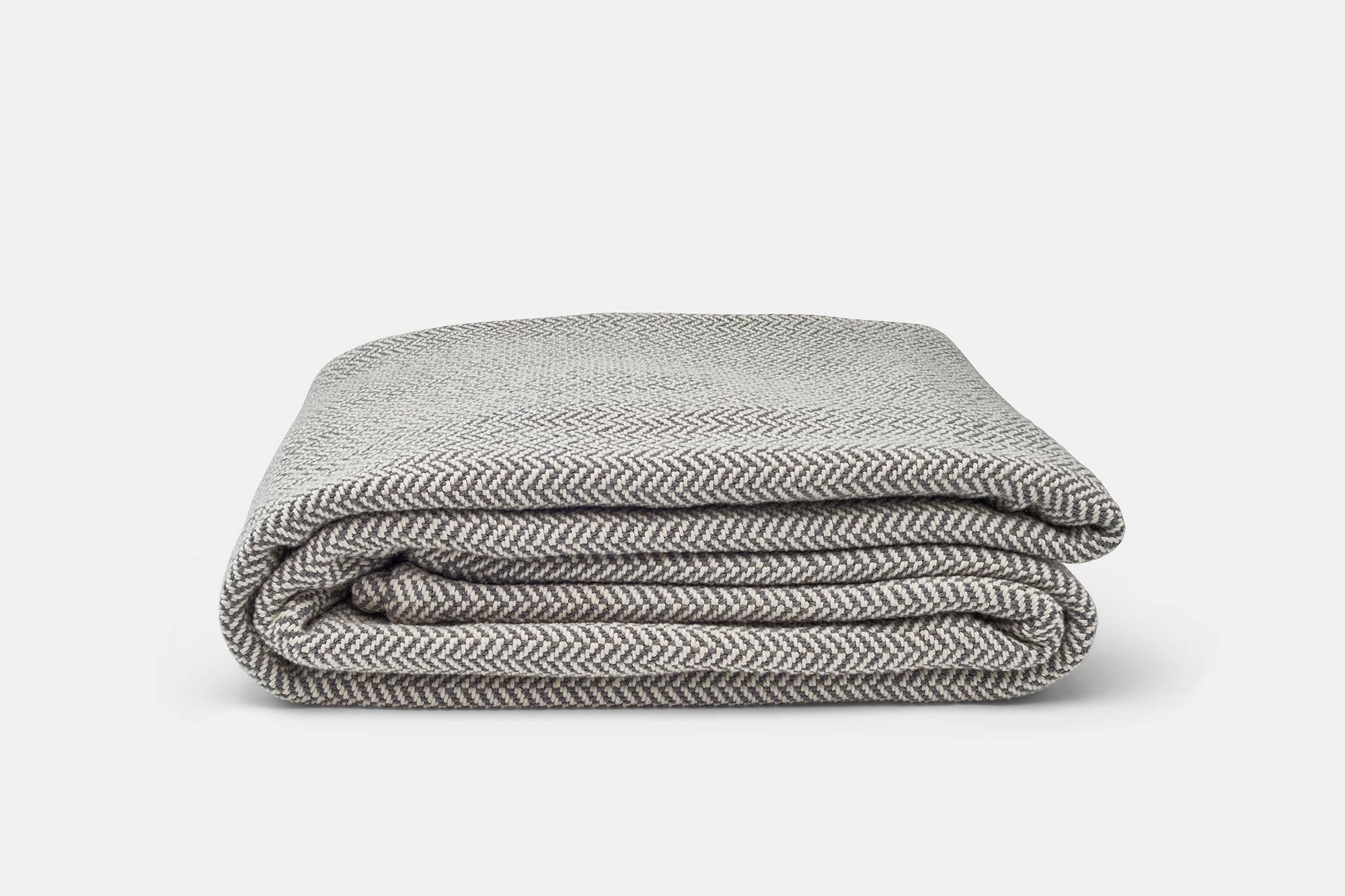 Cotton Blanket Herringbone Weave - Heirloom Quality