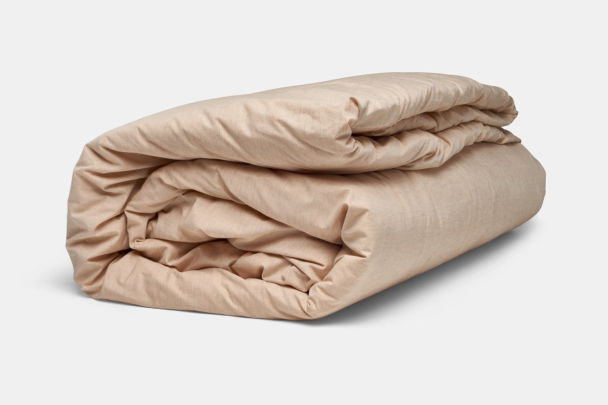 Naturally Dyed Cotton Duvet Cover Set - Coyote Brown