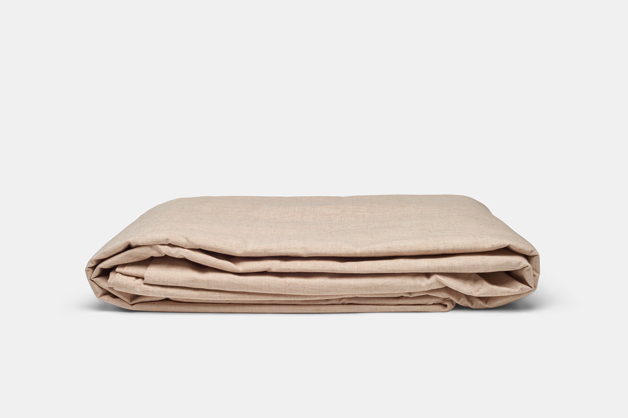 Naturally Dyed Cotton Duvet Cover Set - Coyote Brown