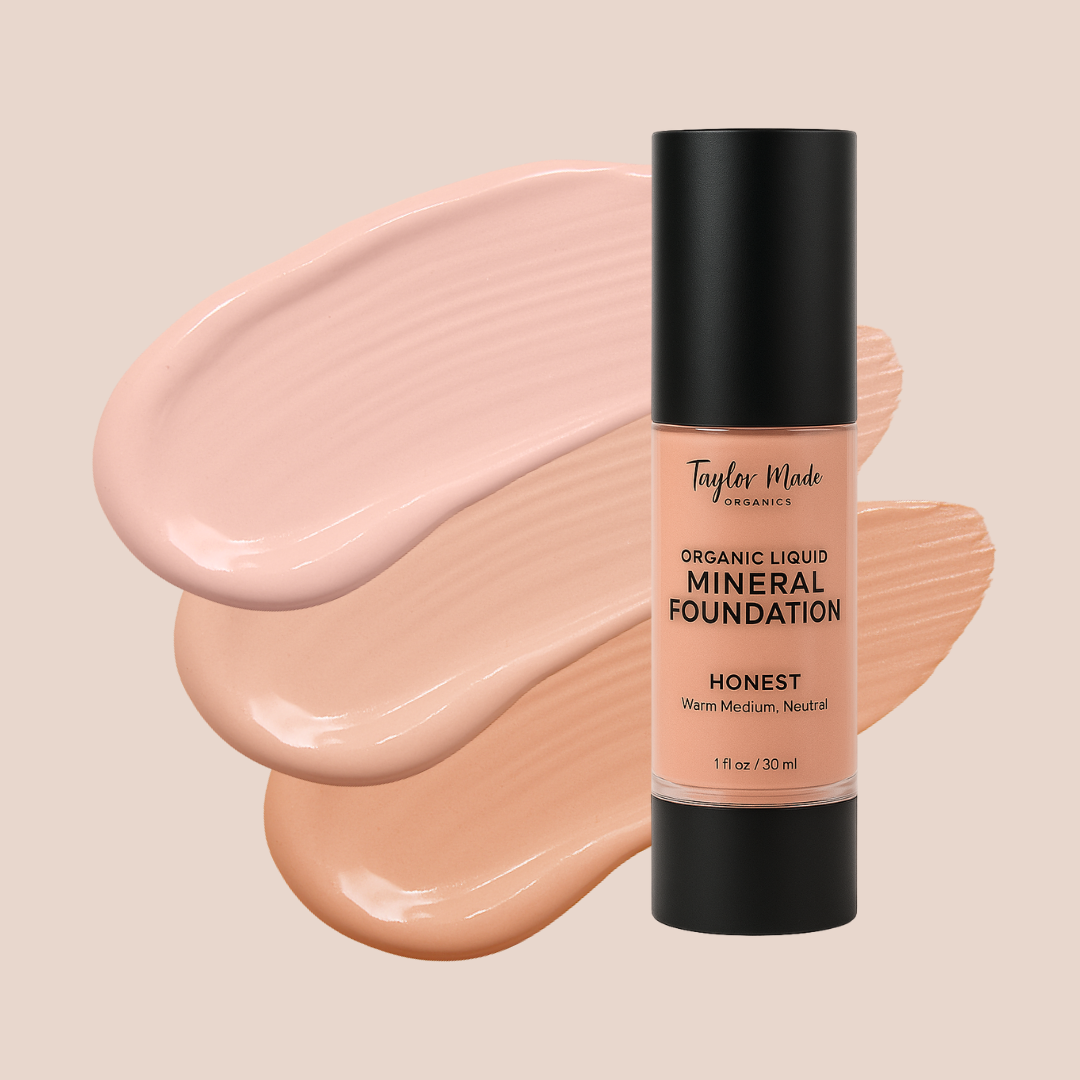Organic Liquid Mineral Foundation - Oil-Free, Lightweight