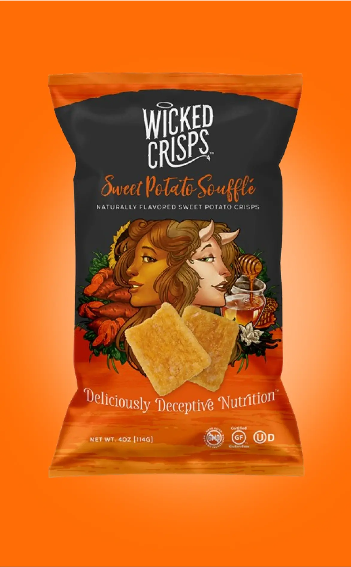Sweet Potato Soufflé Baked Crisps - 4 Pack