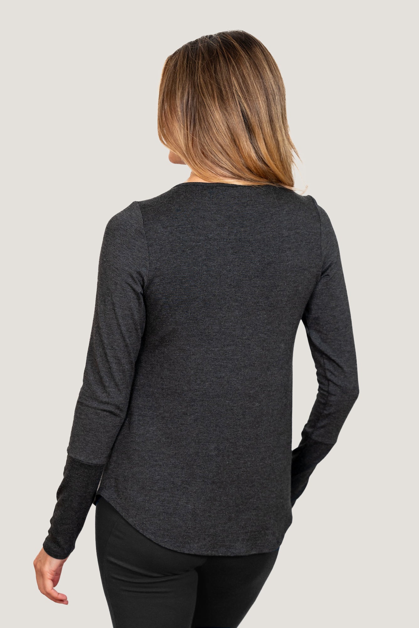 Full Moon Long Sleeve Top with Light Hug Bra-Free Shelf