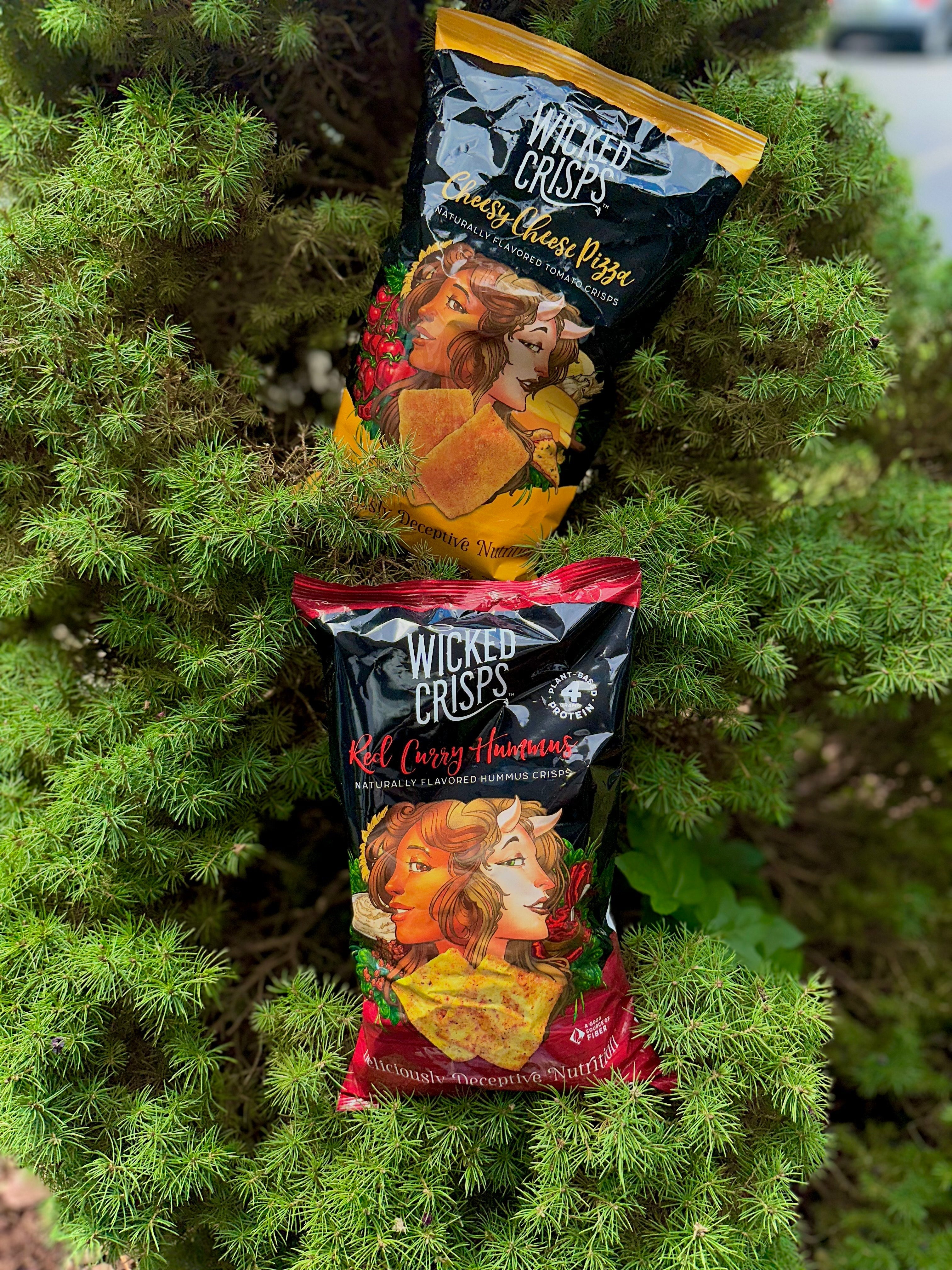 Red Curry Hummus & Cheese Pizza Crisps Duo - 4 Pack