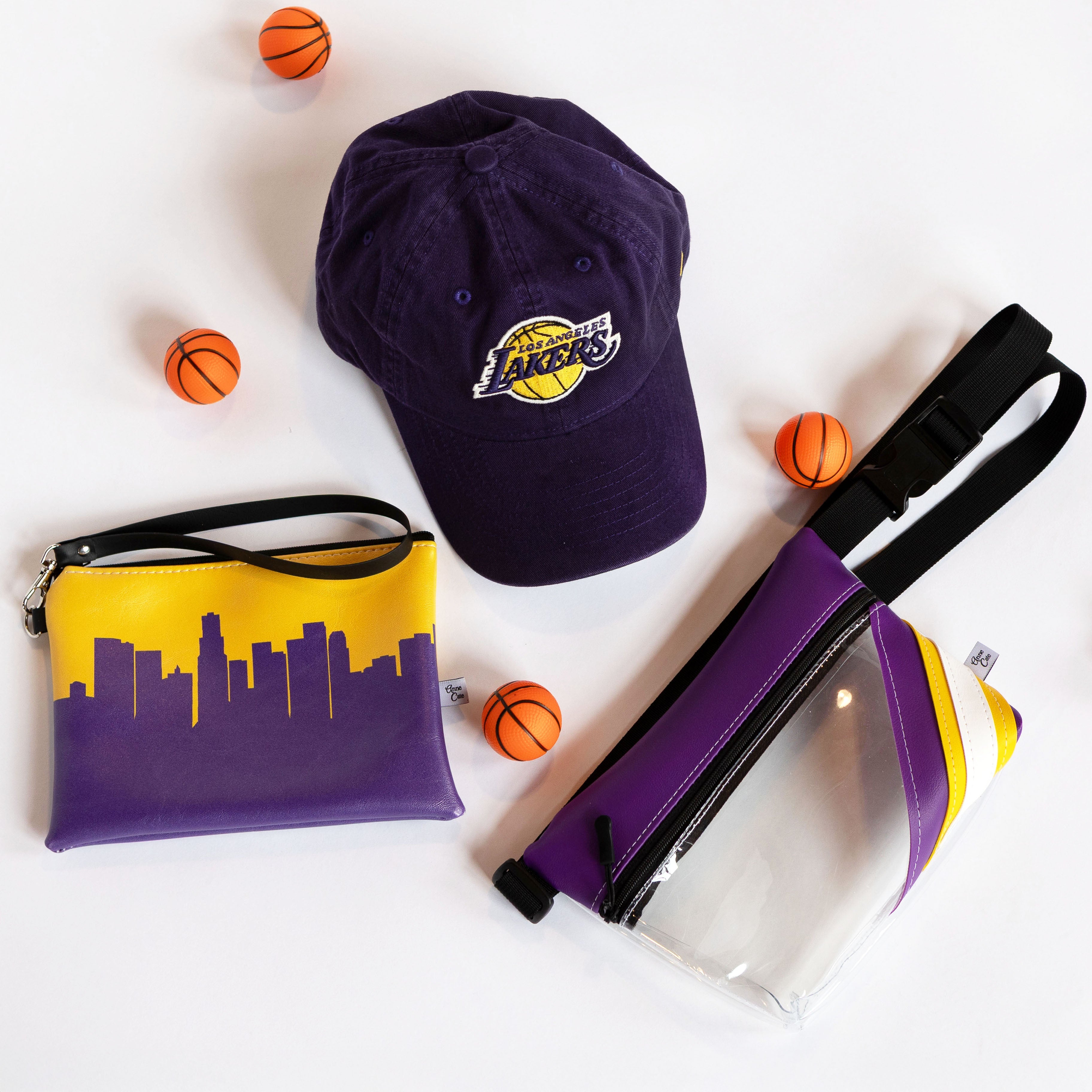 Basketball Arena Clear Stripe Game Day Fanny Pack