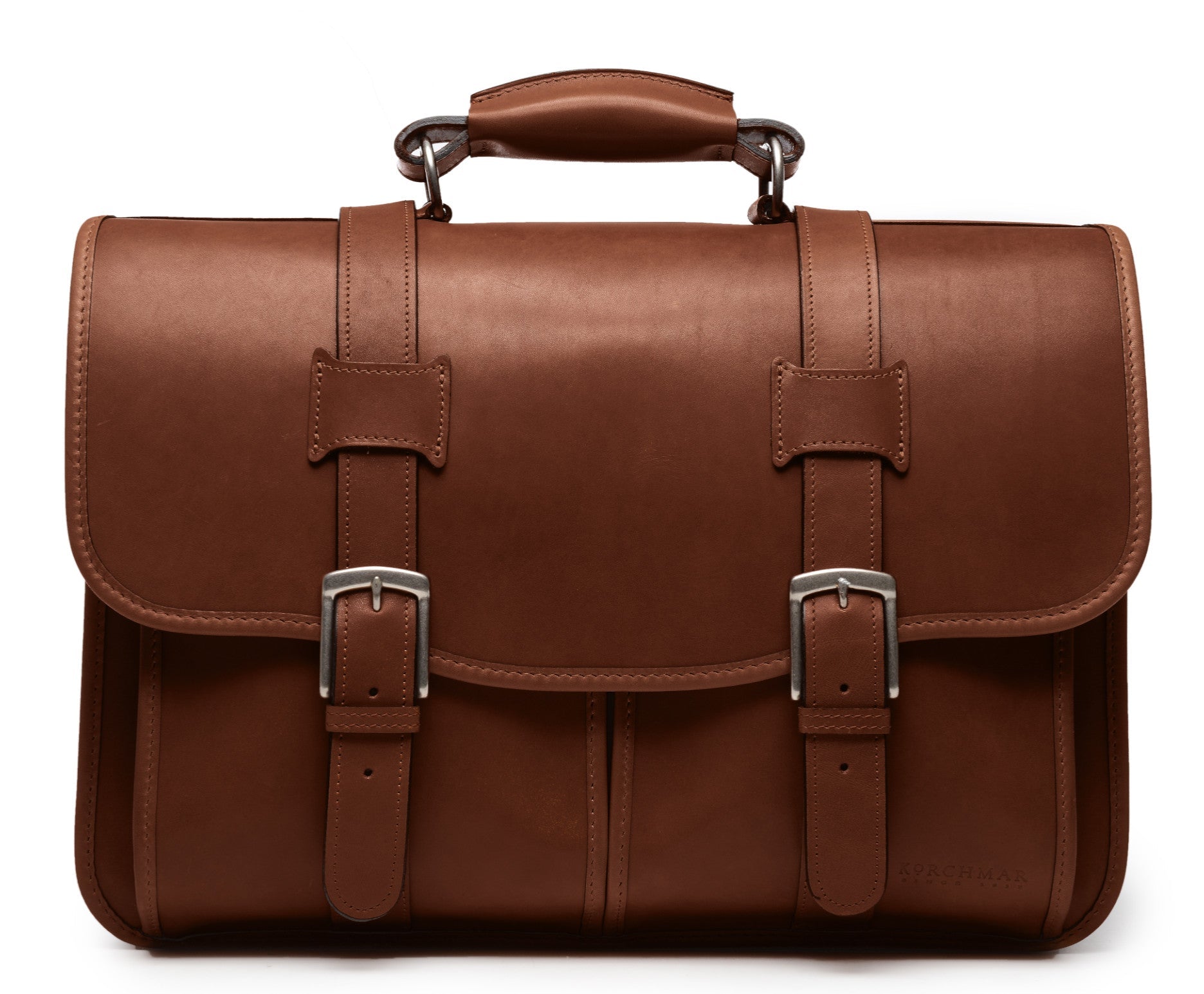 Classic Leather Garfield 15" Laptop Briefcase