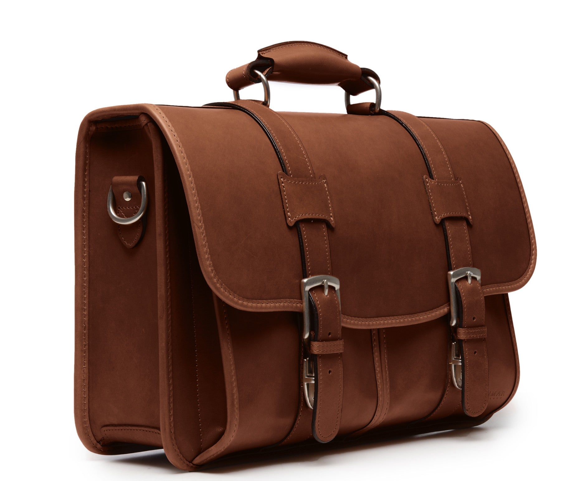 Classic Leather Garfield 15" Laptop Briefcase