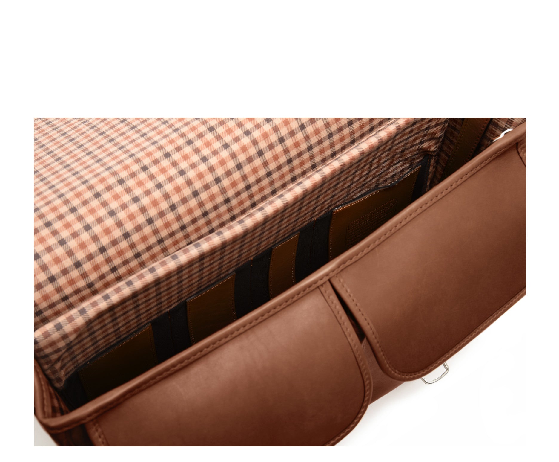Classic Leather Garfield 15" Laptop Briefcase