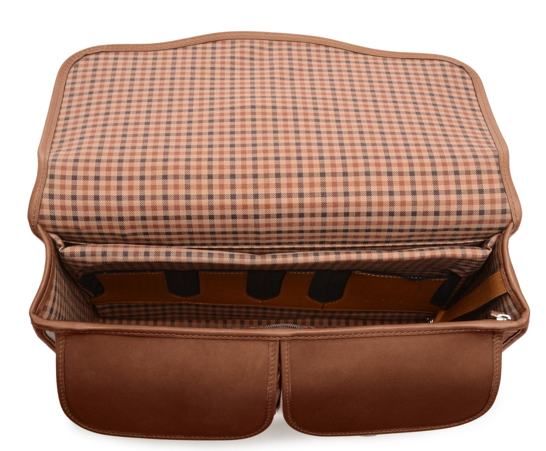Classic Leather Garfield 15" Laptop Briefcase