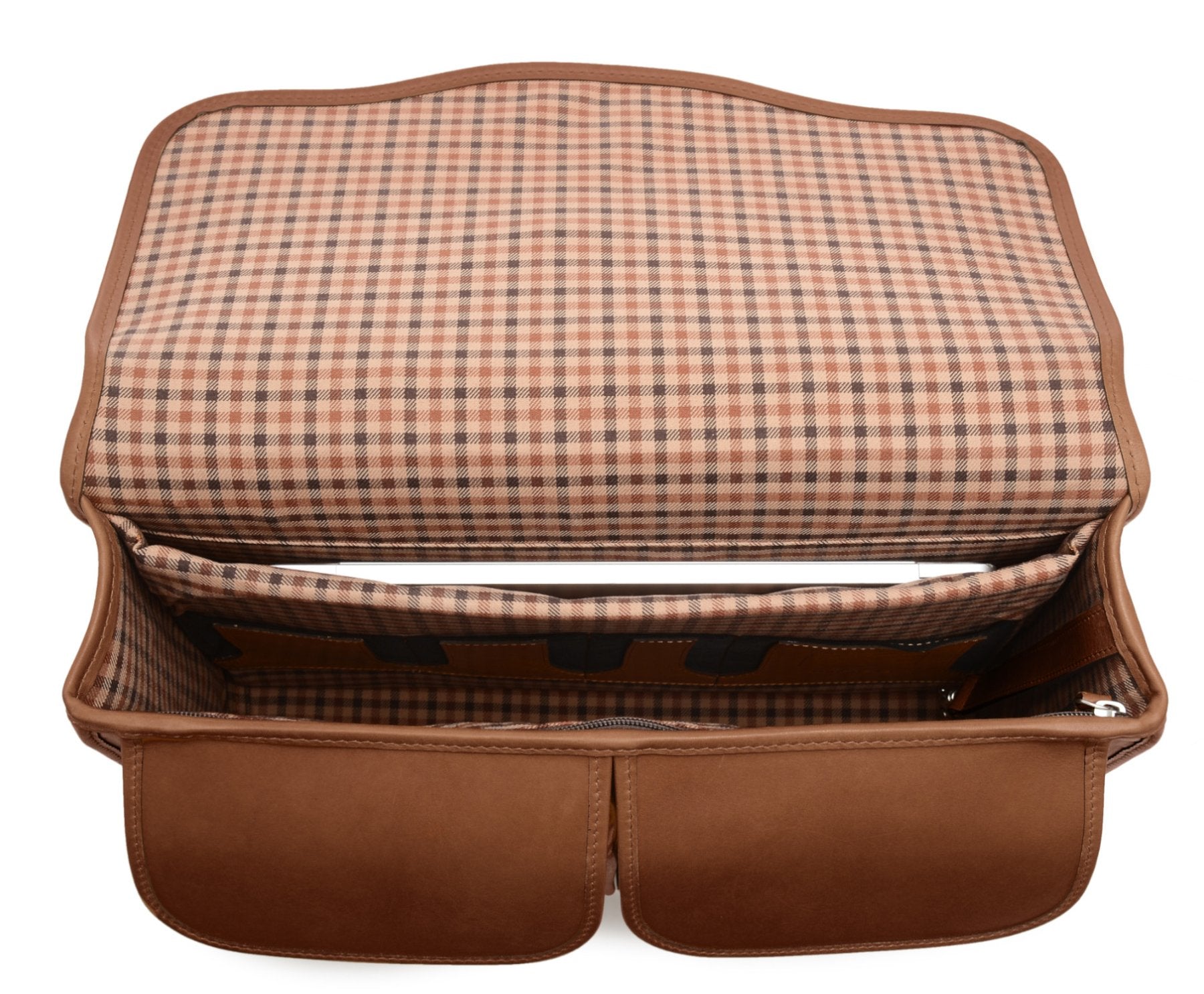 Classic Leather Garfield 15" Laptop Briefcase