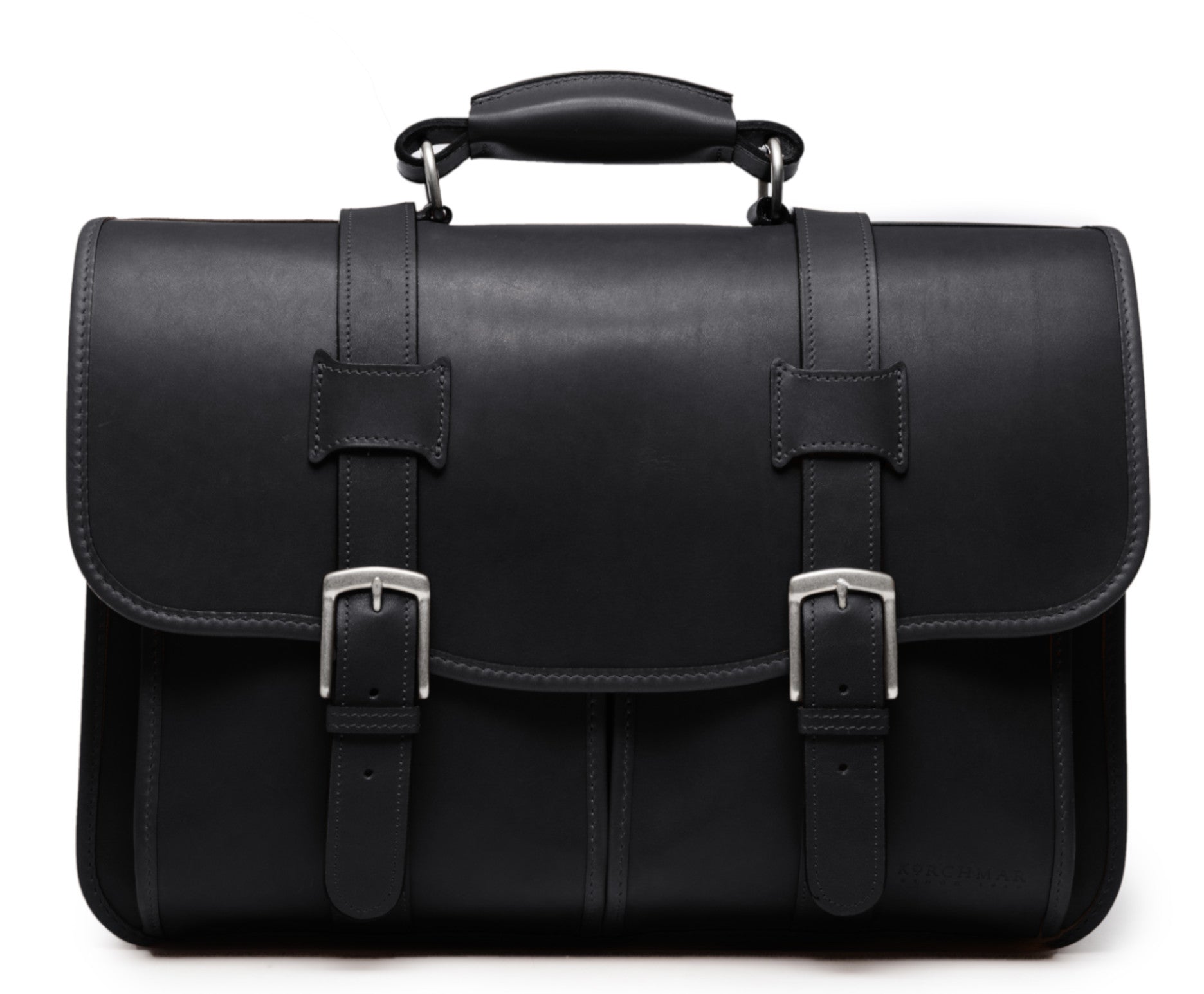 Classic Leather Garfield 15" Laptop Briefcase