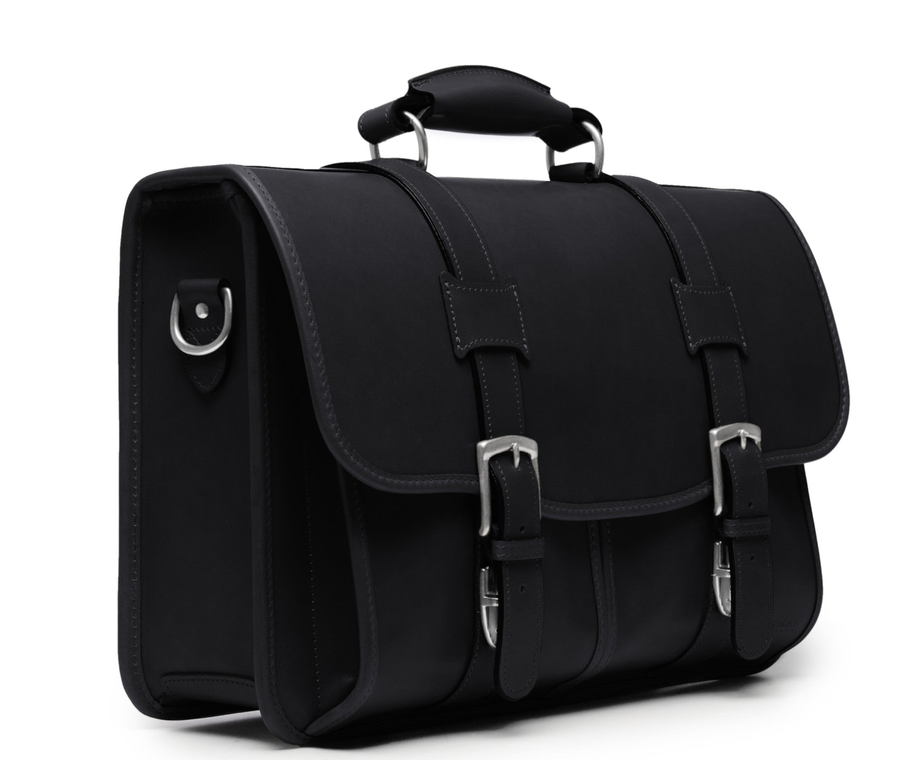 Classic Leather Garfield 15" Laptop Briefcase